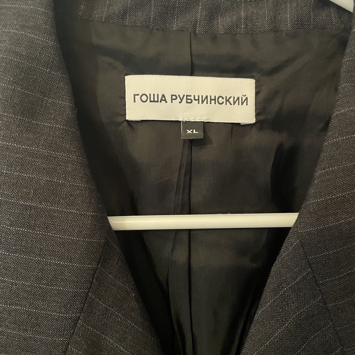 Gosha Rubchinskiy Gosha Rubchinskiy Double Breasted Blazer Size US XL / EU 56 / 4 - 3 Thumbnail