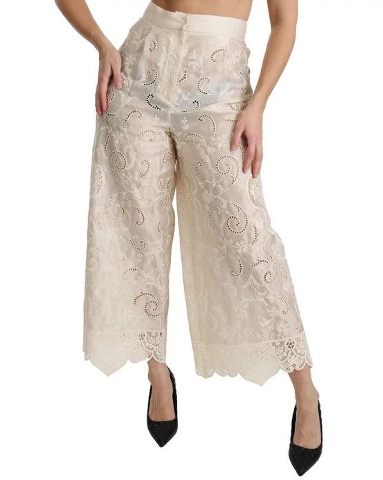 Dolce & Gabbana o1y0925 Sweatpant in Beige Size 26" / US 2 / IT 38 - 5 Thumbnail