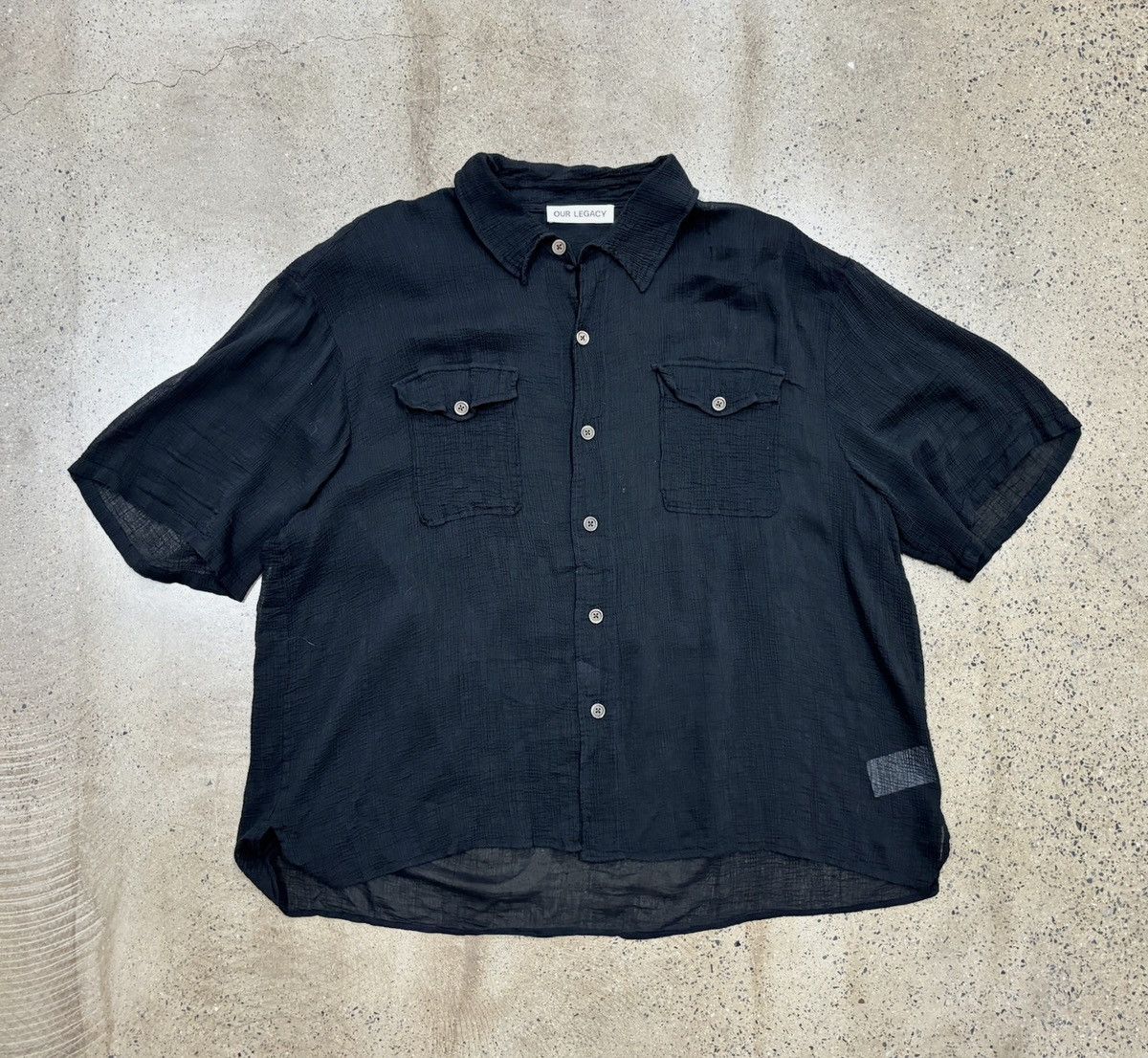 Our Legacy Our Legacy military base shortsleeve size 50 Size US L / EU 52-54 / 3 - 1 Thumbnail