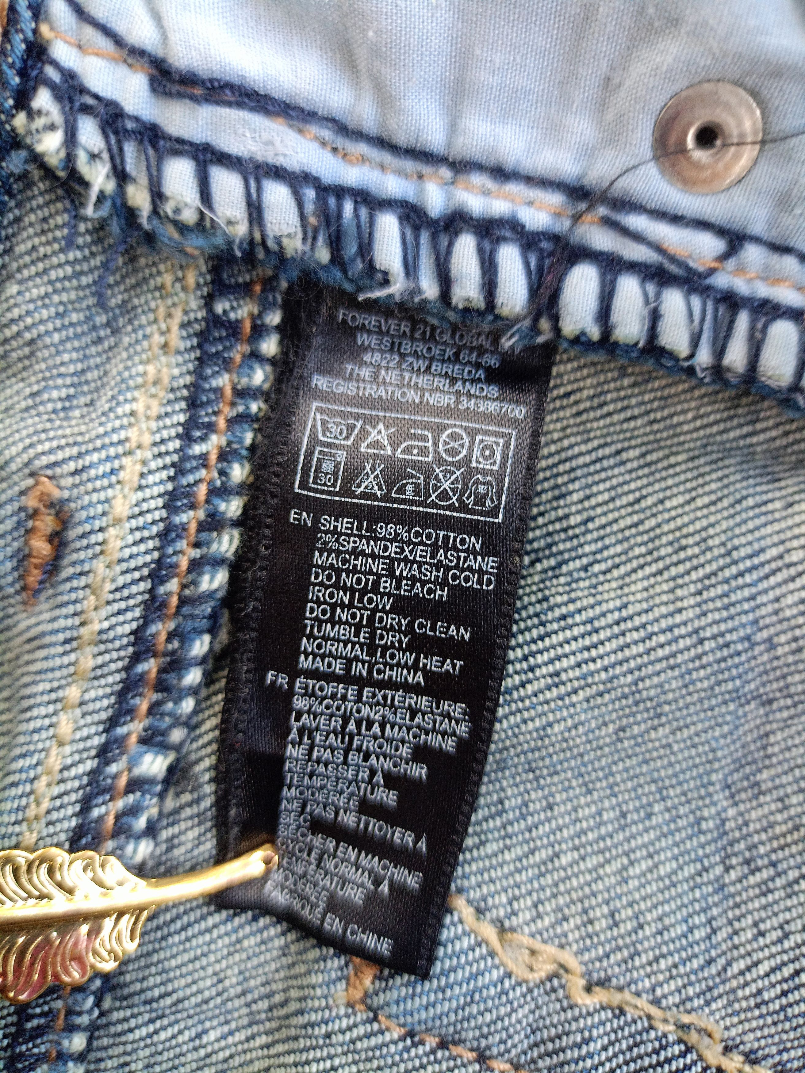 Forever 21 × Vintage XXL FOREVER 21 Boot Cut Distressed Vintage Streetwear Jeans Size 27" / US 4 / IT 40 - 18 Thumbnail