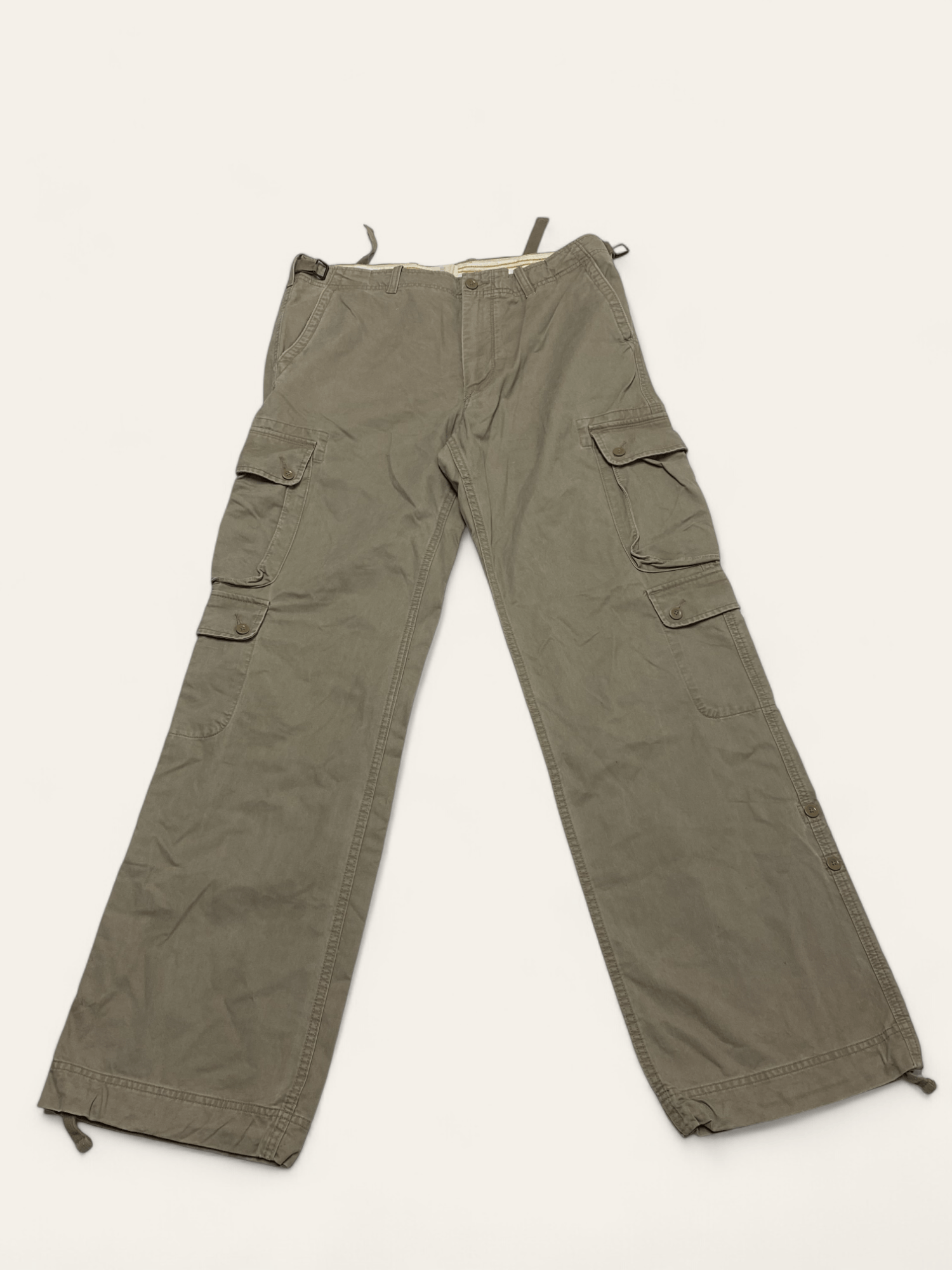 00s Vintage GAP Cargo Pants Sand Beige Multipocket Y2k