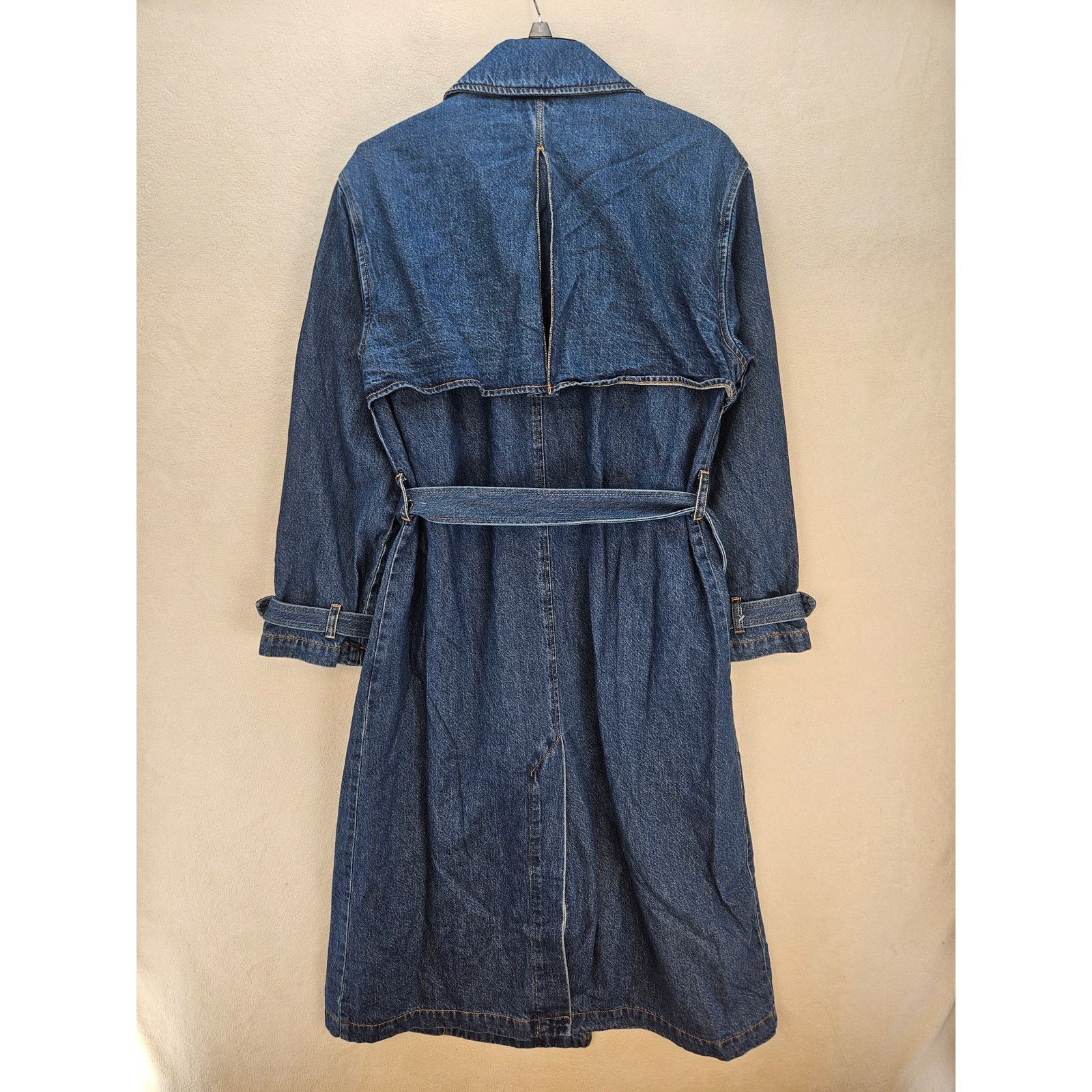 Levi's LEVIS WOMEN'S SMALL SPADE TRENCH COAT DARK WASH A89760001 Size S / US 4 / IT 40 - 11 Thumbnail