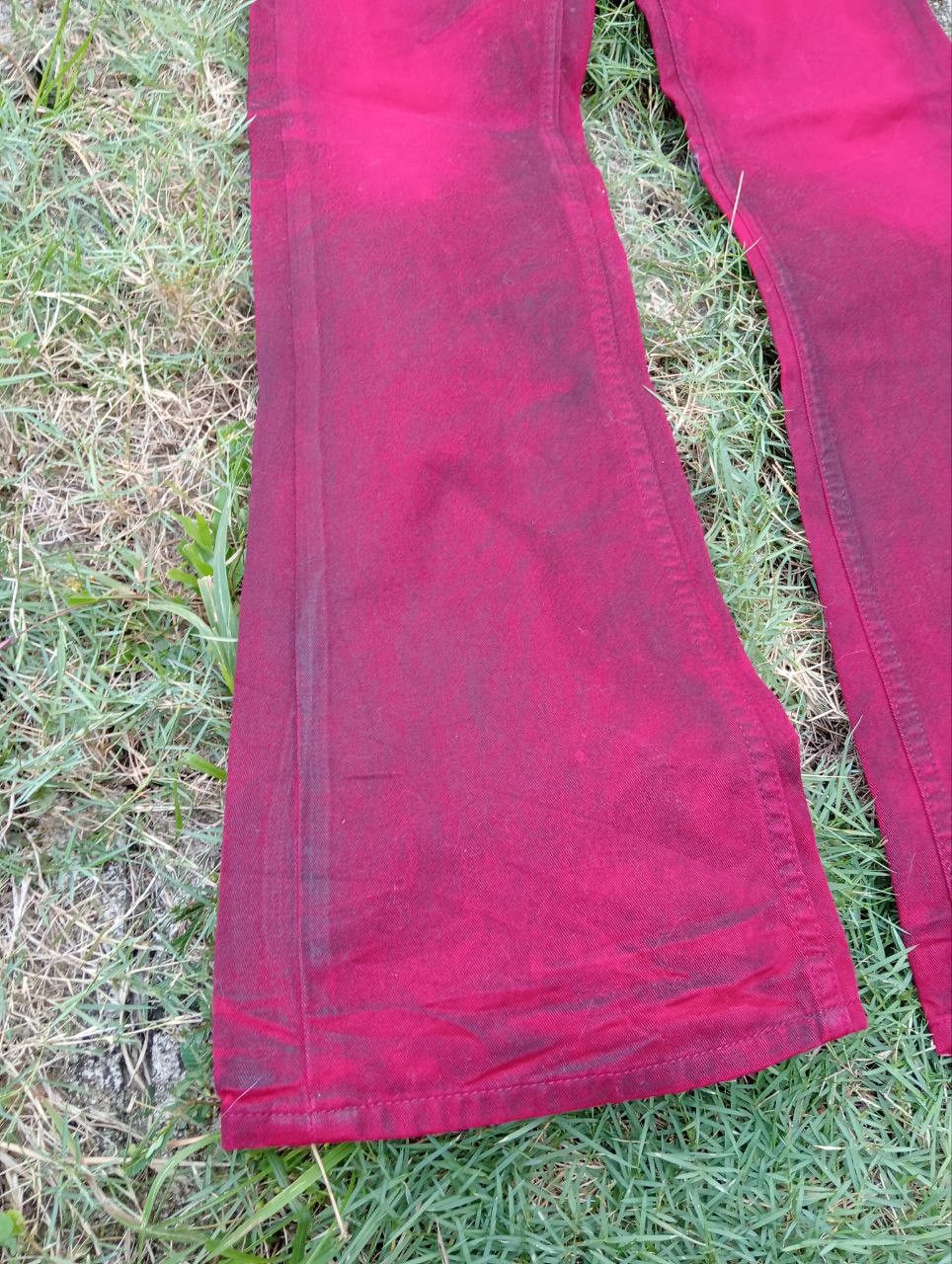 If Six Was Nine Vintage Graffity Courageux Japan Flared Pants Size US 31 - 4 Thumbnail