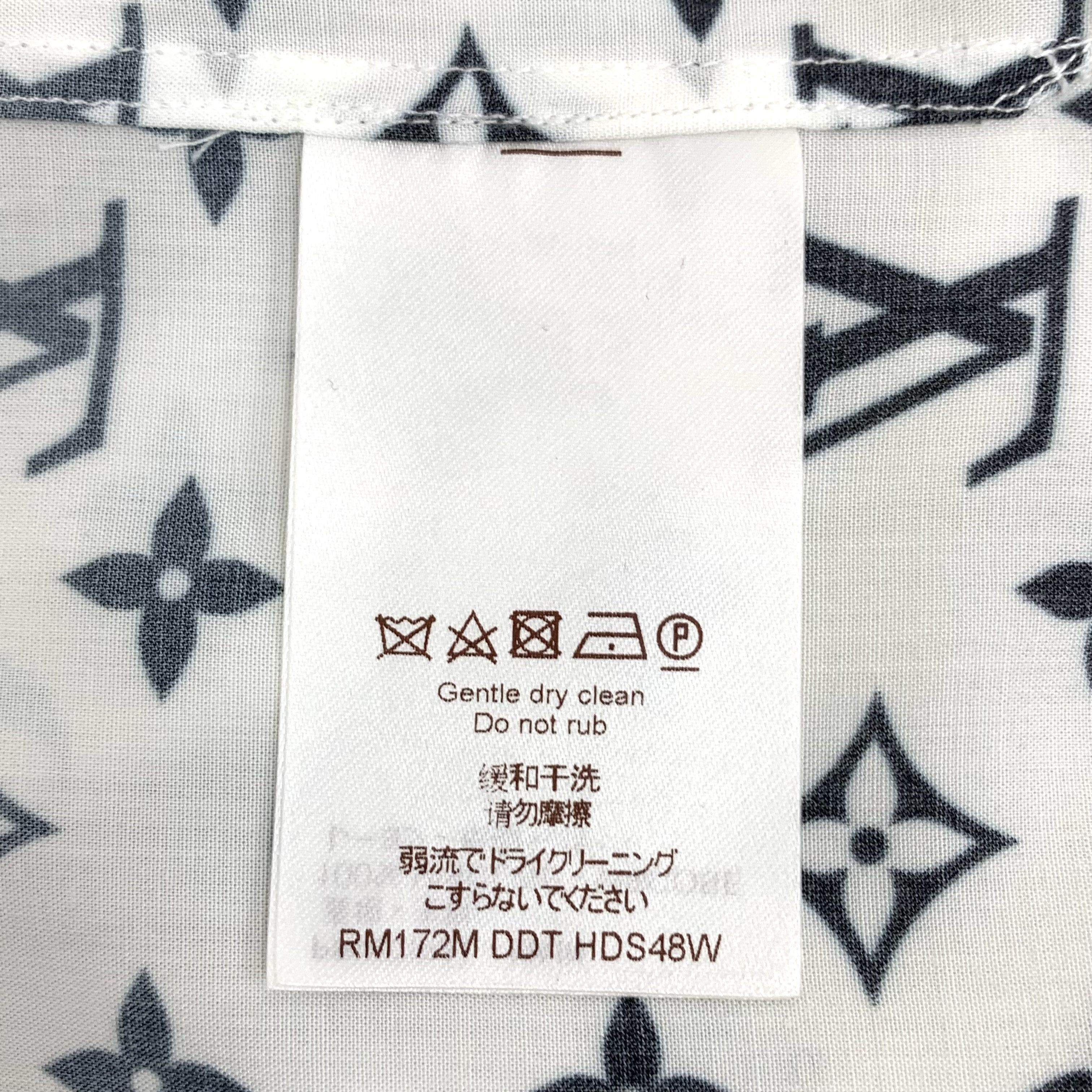 Louis Vuitton LV Gradient Monogram Shirt White (L) Size US S / EU 44-46 / 1 - 7 Thumbnail