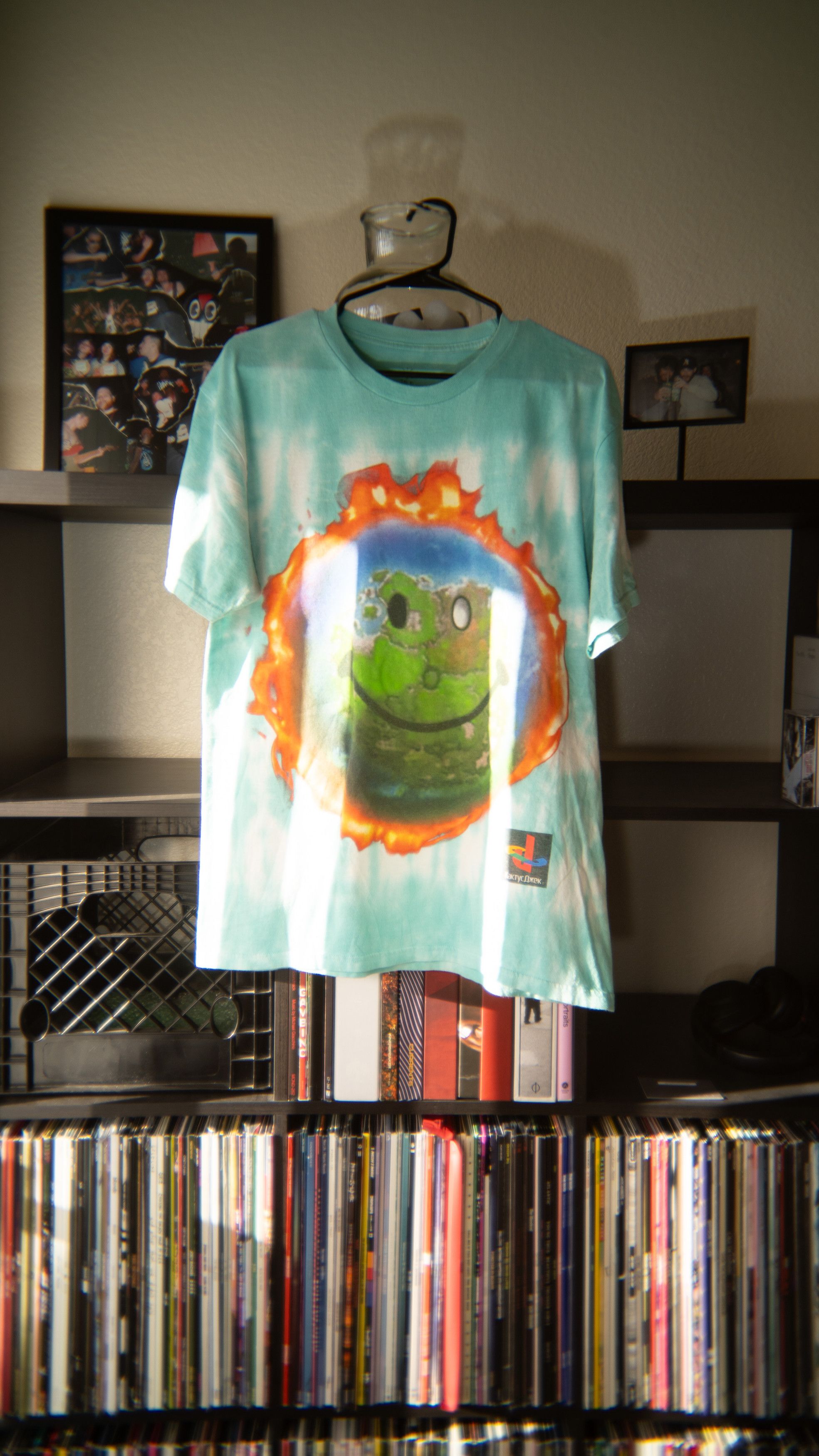 Playstation  Travis Scott Cactus Jack x Fortnite "World" T-Shirt | Grailed
