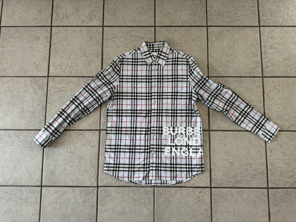 Burberry Burberry Sandor Button Up Shirt Long Sleeve Oversized Size US XS / EU 42 / 0 - 2 Thumbnail