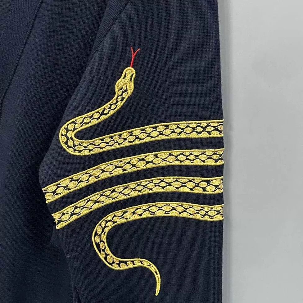 Thom Browne Thom Browne Snake Year Embroidered Knit Cardigan Size 4 Size US XL / EU 56 / 4 - 6 Thumbnail
