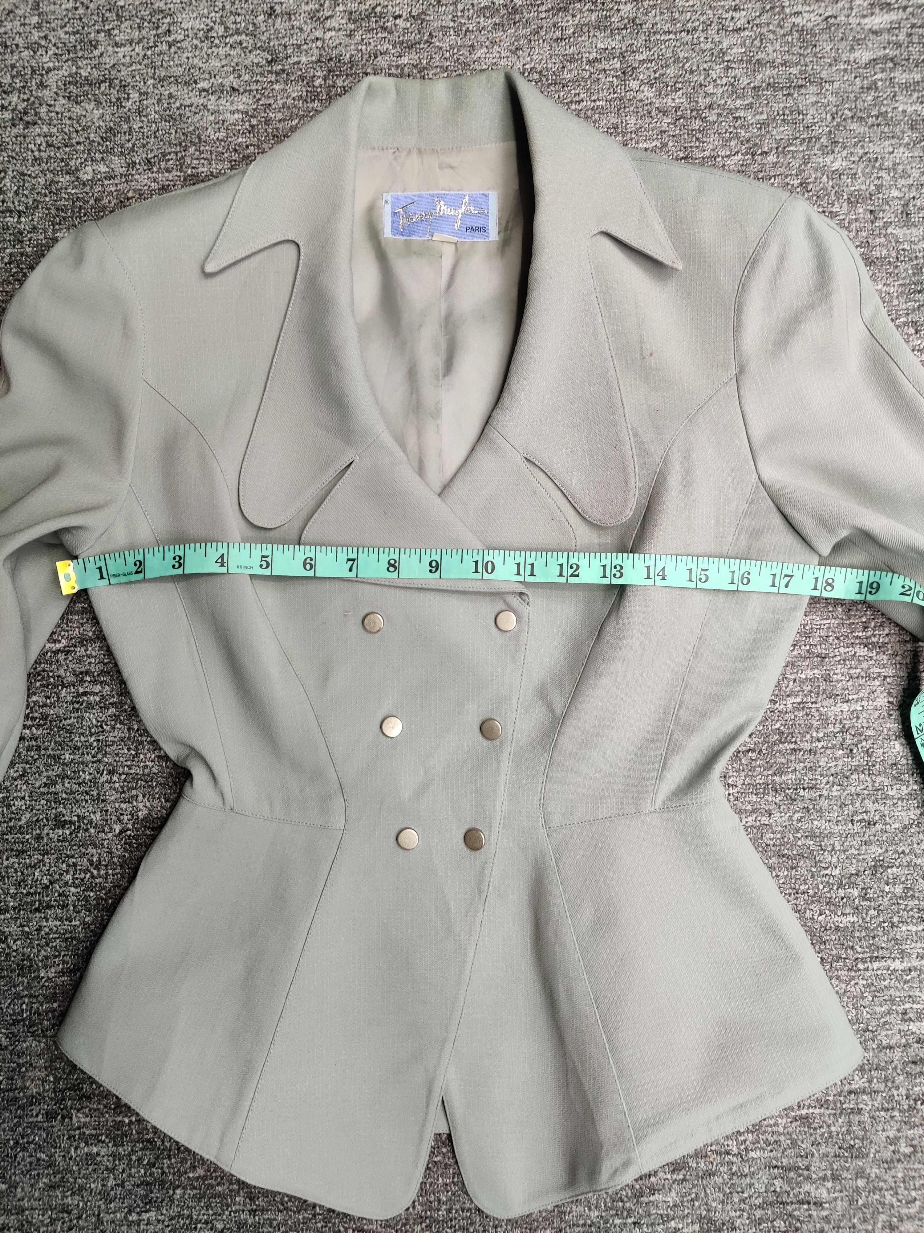 Thierry Mugler Thierry Mugler Wool Blazer Coat Size S / US 4 / IT 40 - 16 Thumbnail