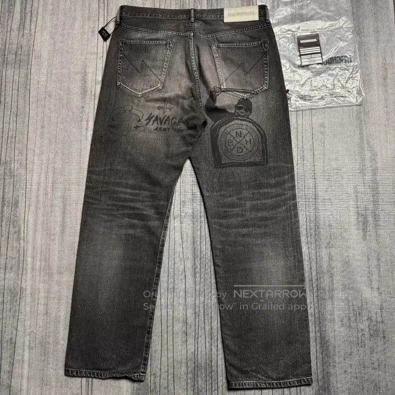 Neighborhood NEIGHBORHOOD FADE 23AW Jeans. Size US 38 / EU 54 - 1 Thumbnail