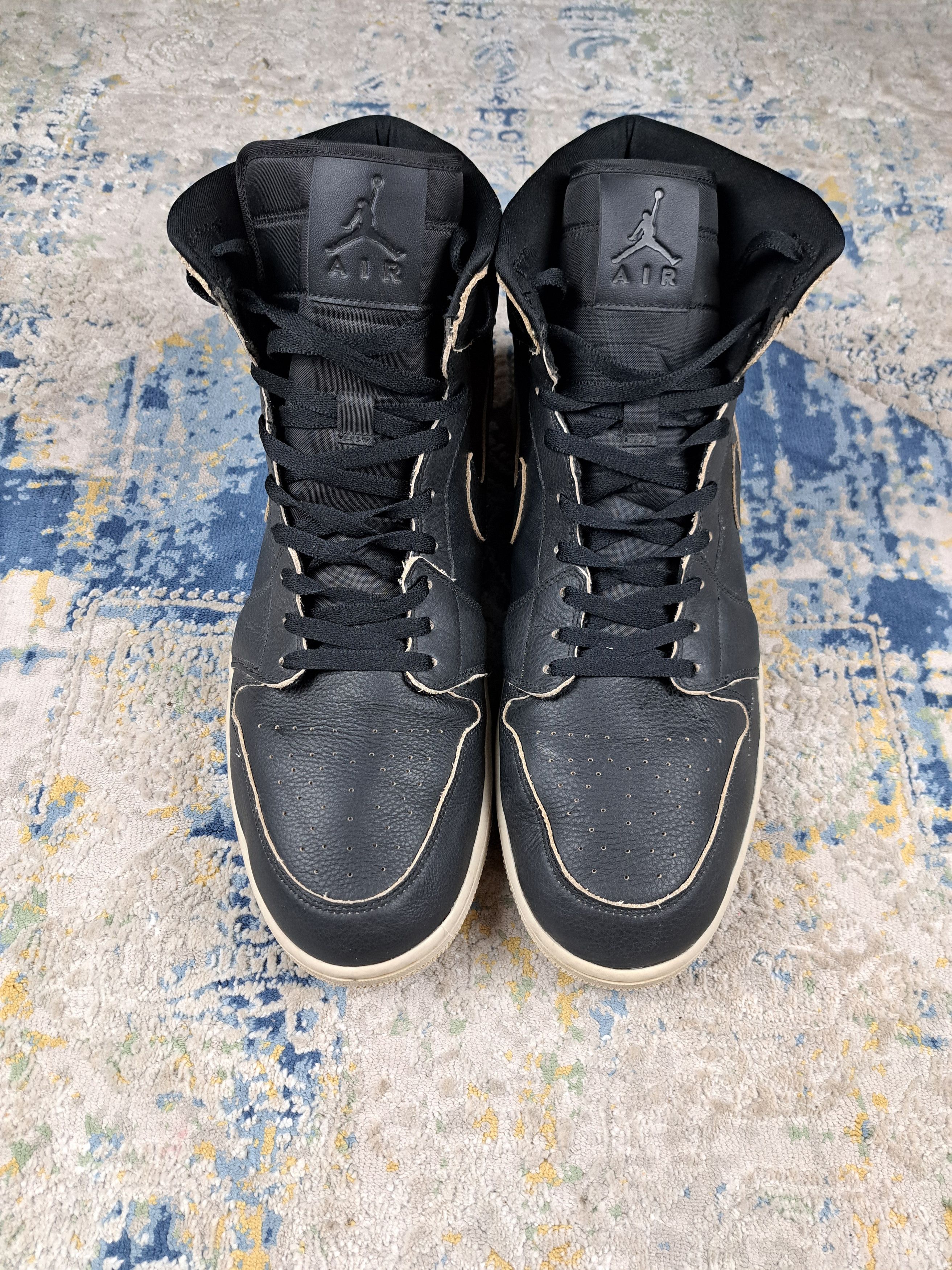 Jordan Brand ❗️17 US❗️Nike Air Jordan High Black Desert Sand Big Size Size US 15 / EU 48 - 4 Thumbnail