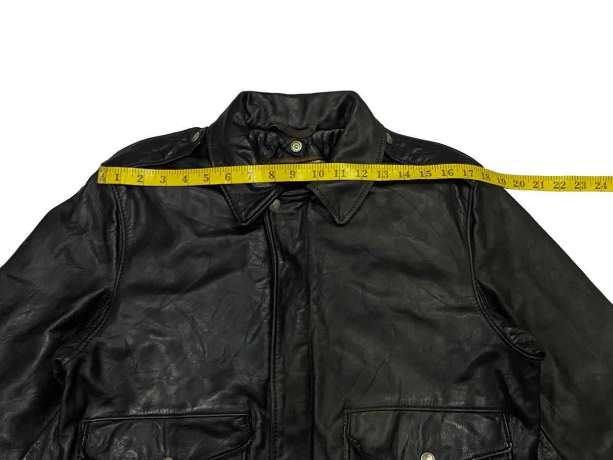 Schott Vintage Schott Leather A-2 Bomber Jacket Size US M / EU 48-50 / 2 - 6 Thumbnail
