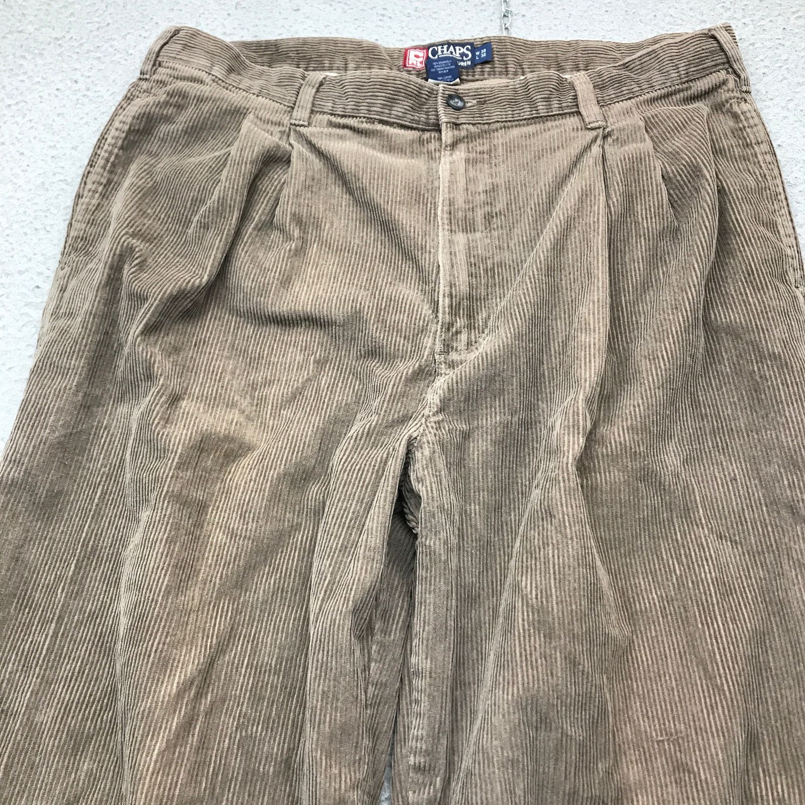 Ralph Lauren Vintage Chaps Ralph Lauren Corduroy Dress Pants Mens 38x32 Size US 38 / EU 54 - 9 Thumbnail