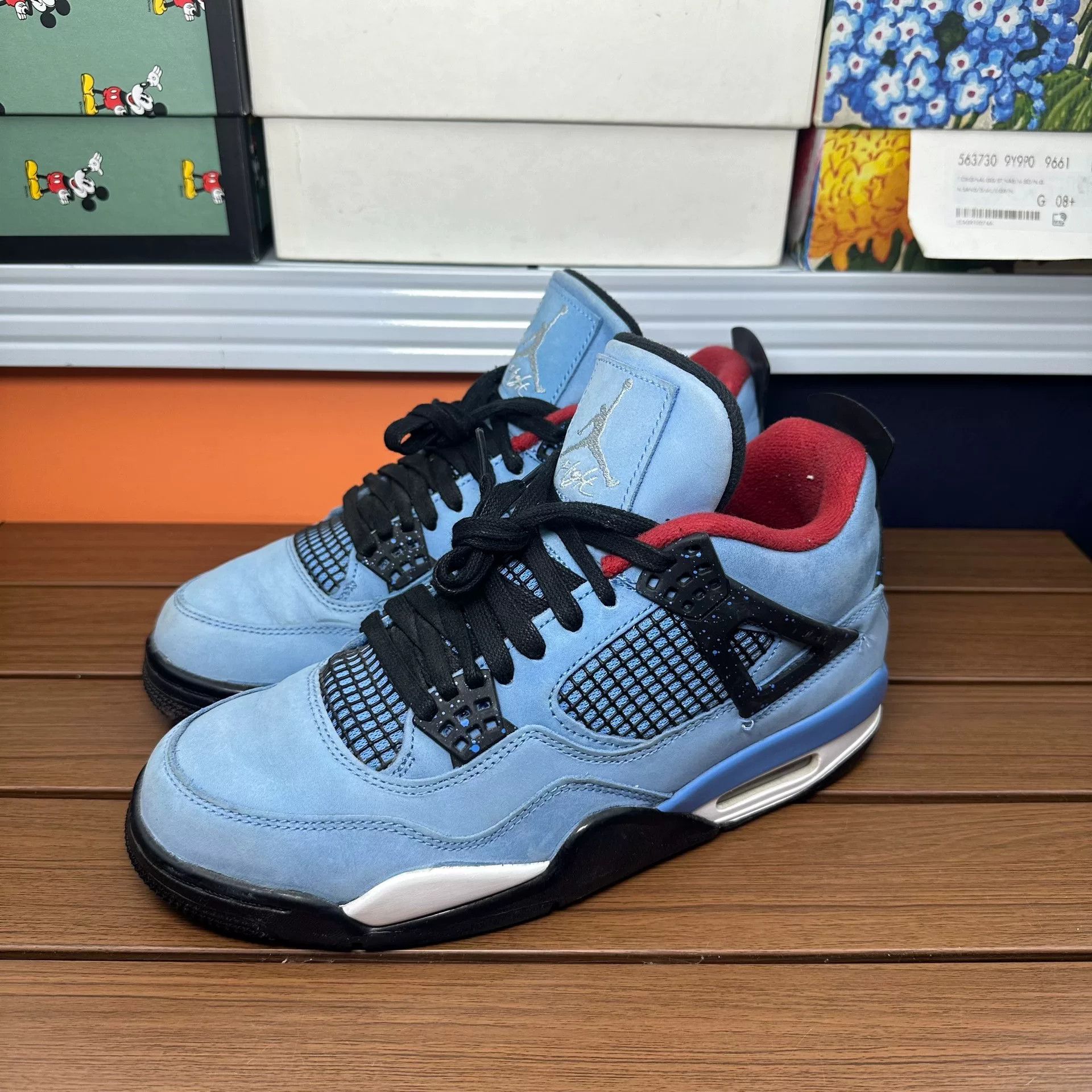 Nike Nike AJ4 Collab Blue Lowtop Sneakers 9 Men Size US 9 / EU 42 - 1 Thumbnail
