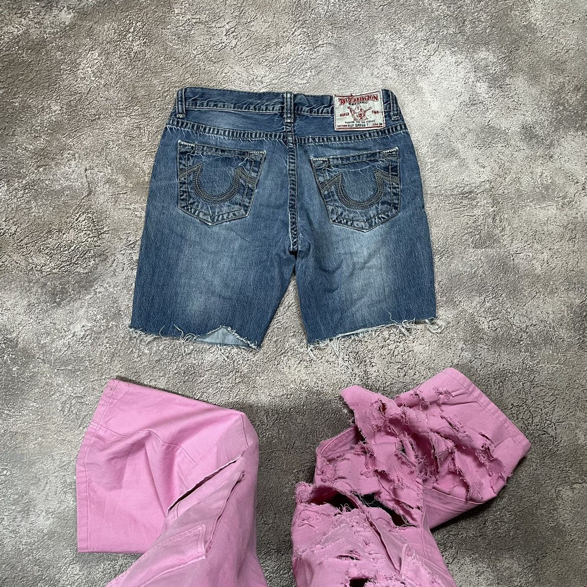 Vintage Vintage Y2K True Religion Distressed Shorts Skate Swag 36 Size US 36 / EU 52 - 1 Thumbnail