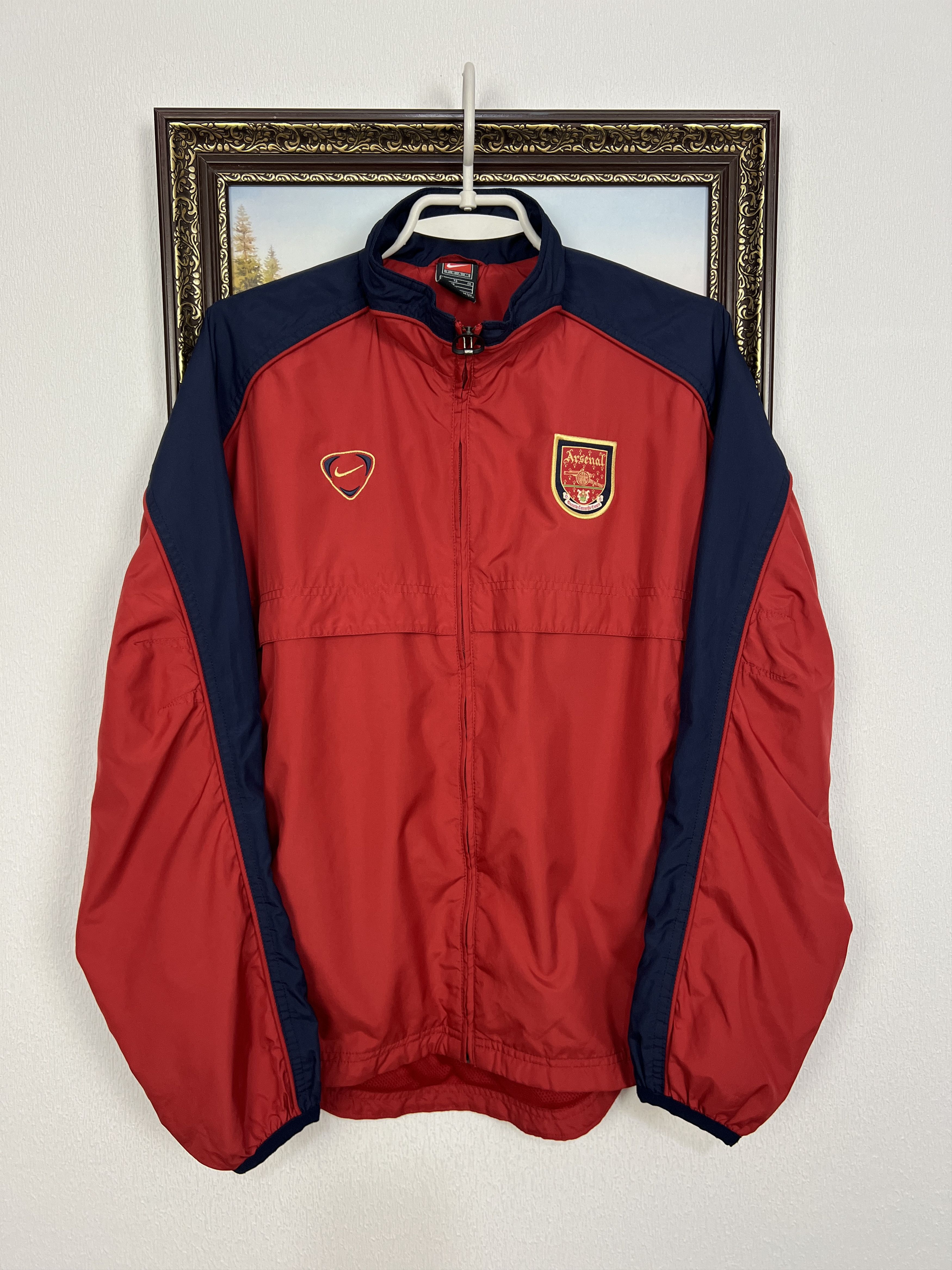 Nike Vintage Arsenal Football Train Jacket Soccer Windbreaker Size US XS / EU 42 / 0 - 1 Thumbnail