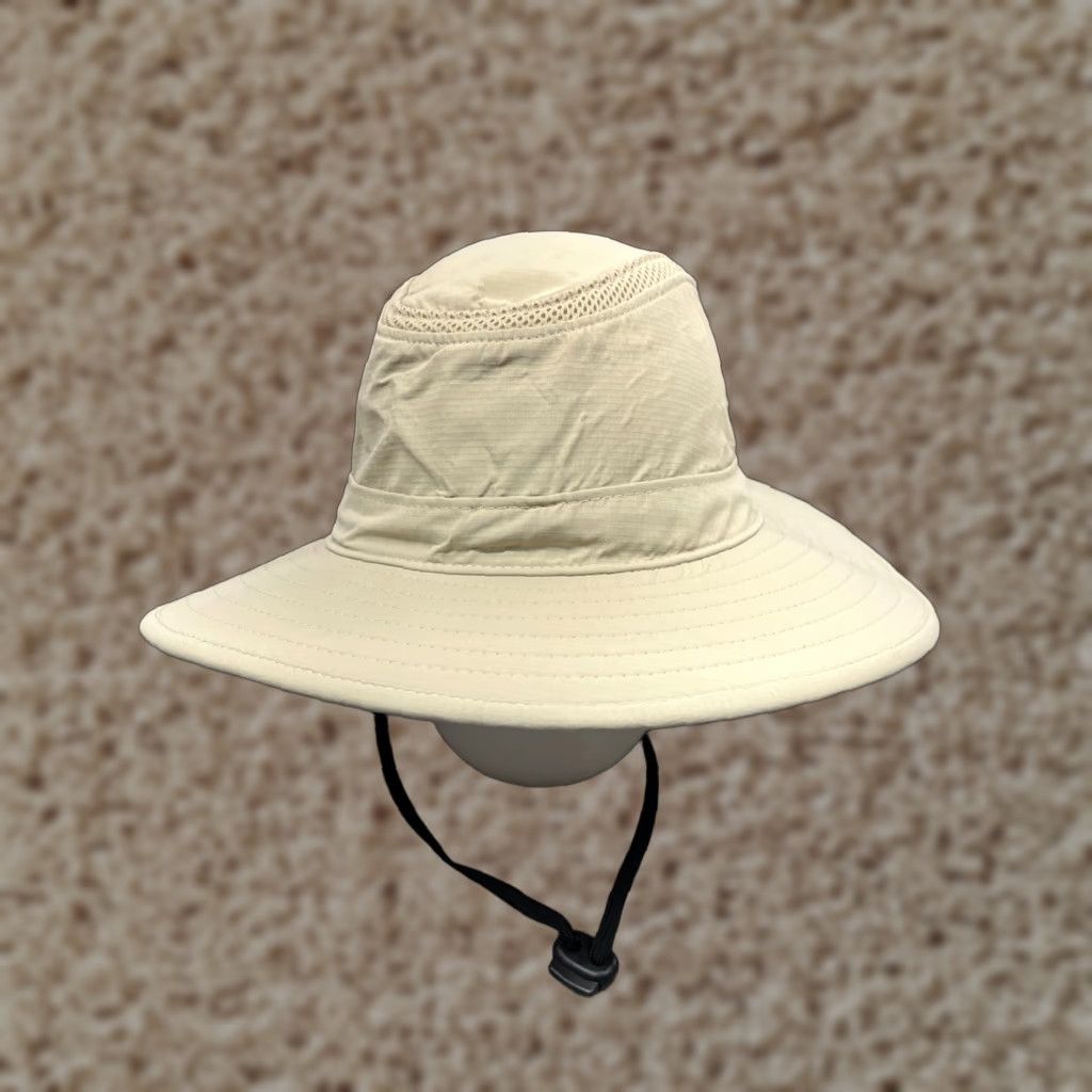 Port Authority Port Authority No Fly Zone Sun Hat Adult XL Beige Poly Blend Bug Shield Bucket Hat Men Size ONE SIZE - 1 Thumbnail