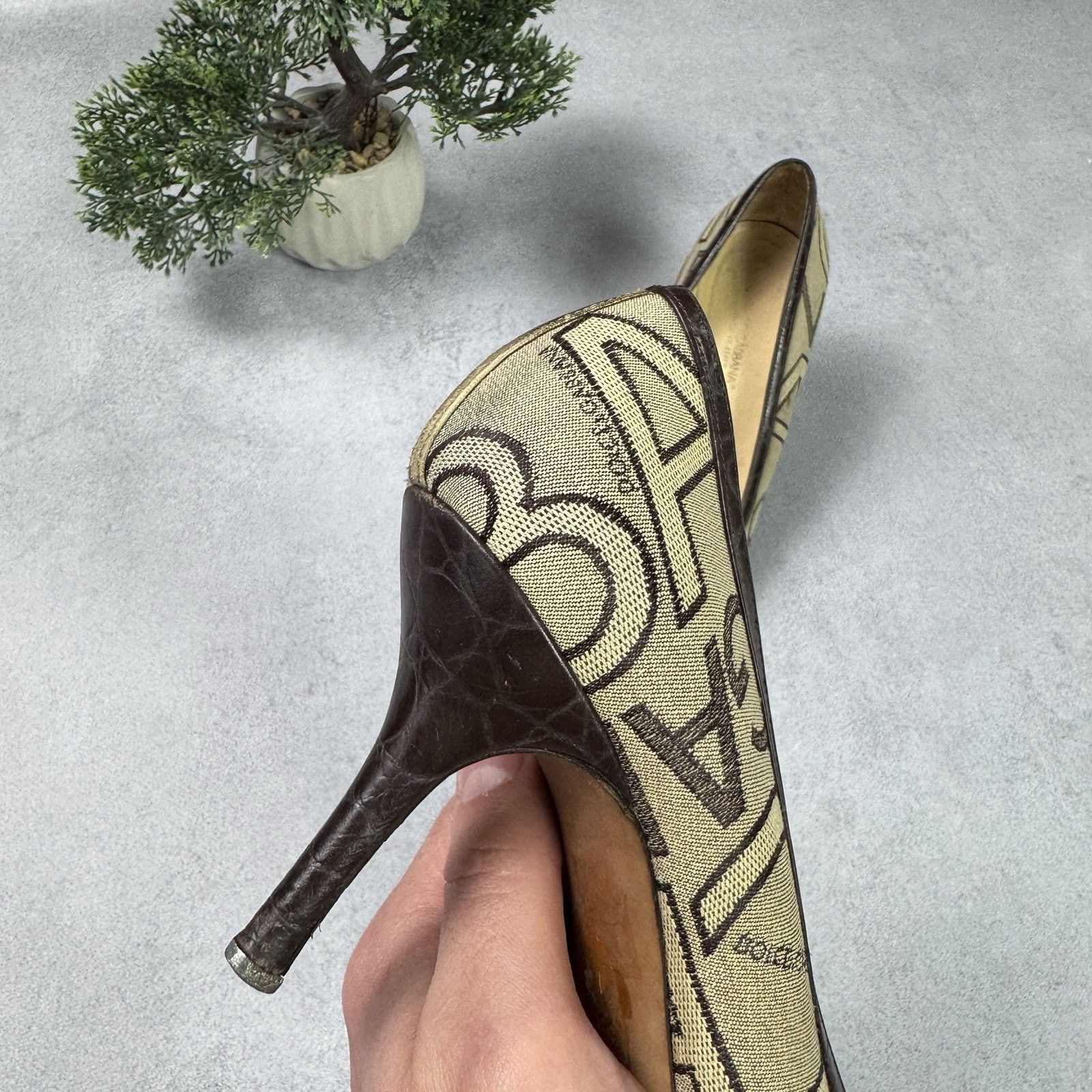 Dolce & Gabbana Dolce Gabbana Womrn Monogram Hells Pumps Size 38.5 US 8.5 Size US 8.5 / IT 38.5 - 3 Thumbnail