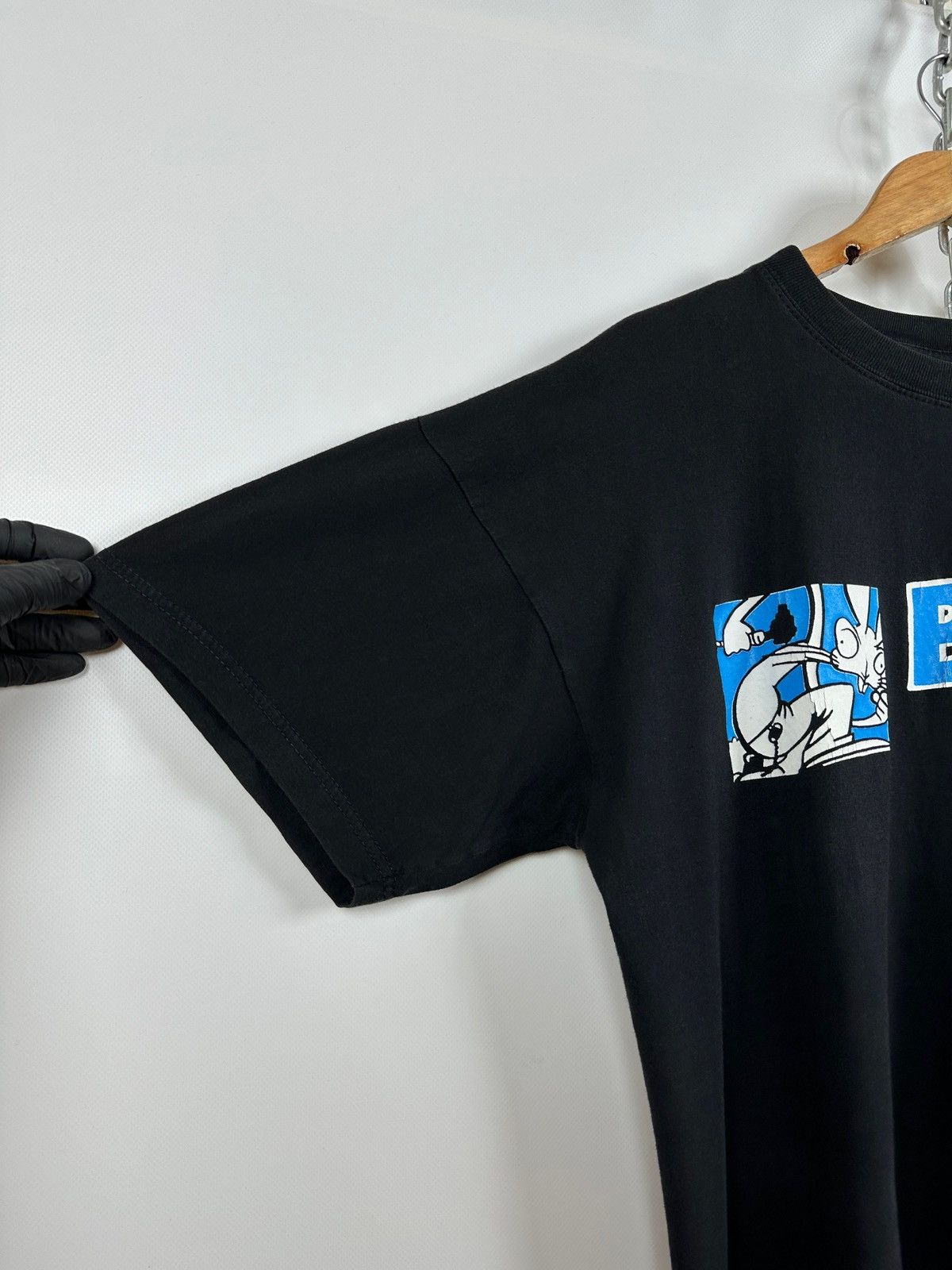Band Tees 90s Vintage Blink 182 Skanking Bunny Band T-Shirt Size US XL / EU 56 / 4 - 9 Thumbnail