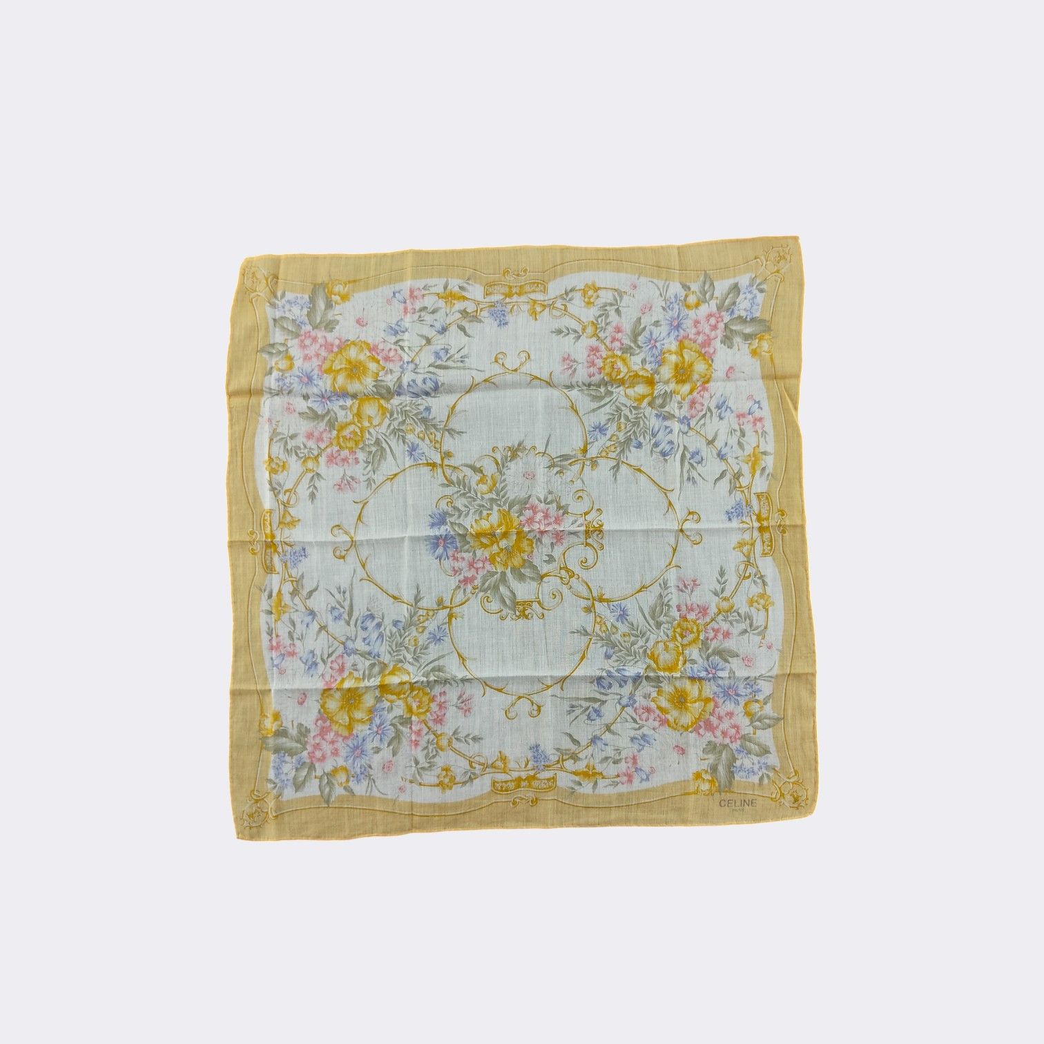 Celine × Vintage Vintage Celine Handkerchief Neckerchief Bandana H111B Size ONE SIZE - 2 Thumbnail