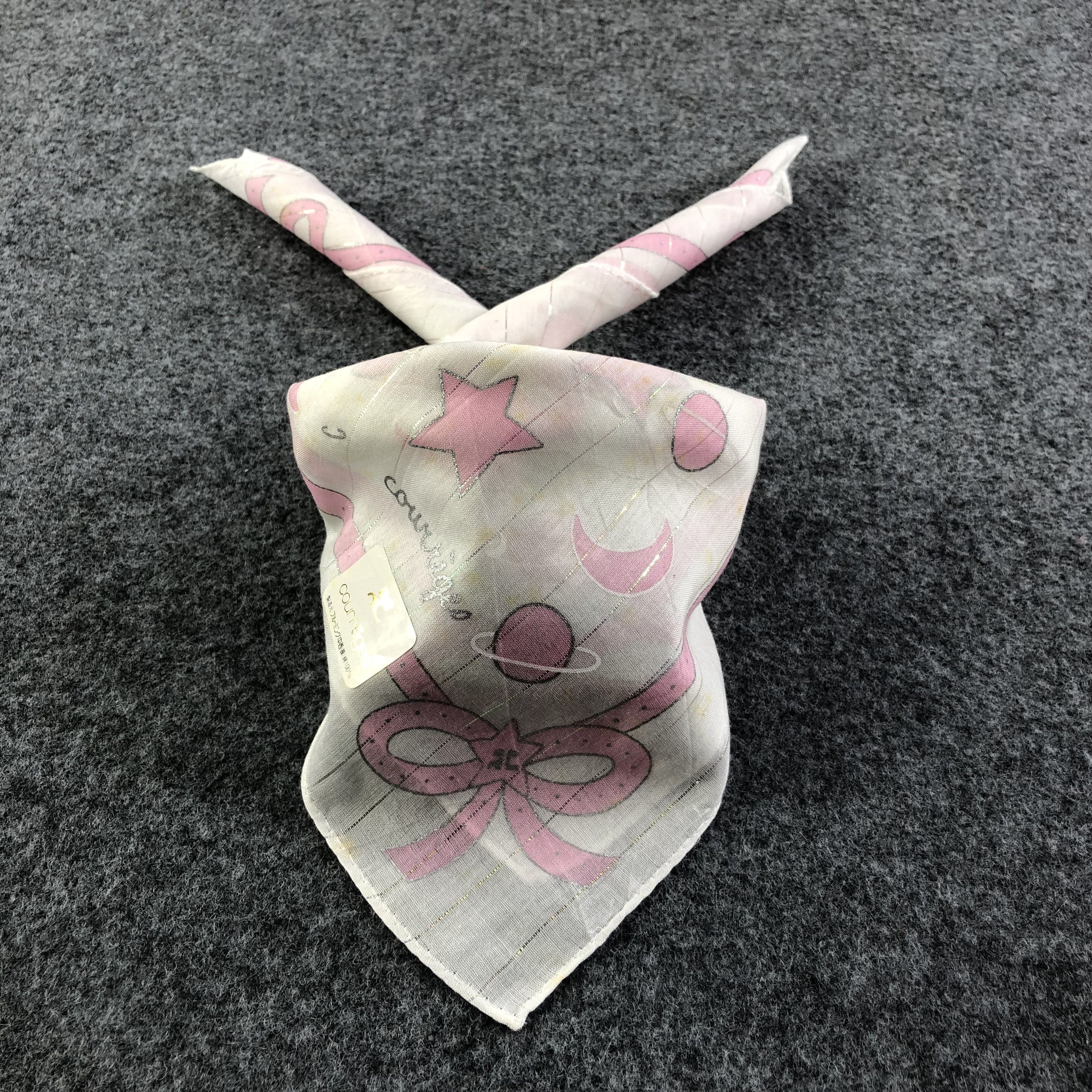 Courreges × Vintage Courreges Handkerchief Neckerchief Bandana H2253 Size ONE SIZE - 2 Thumbnail
