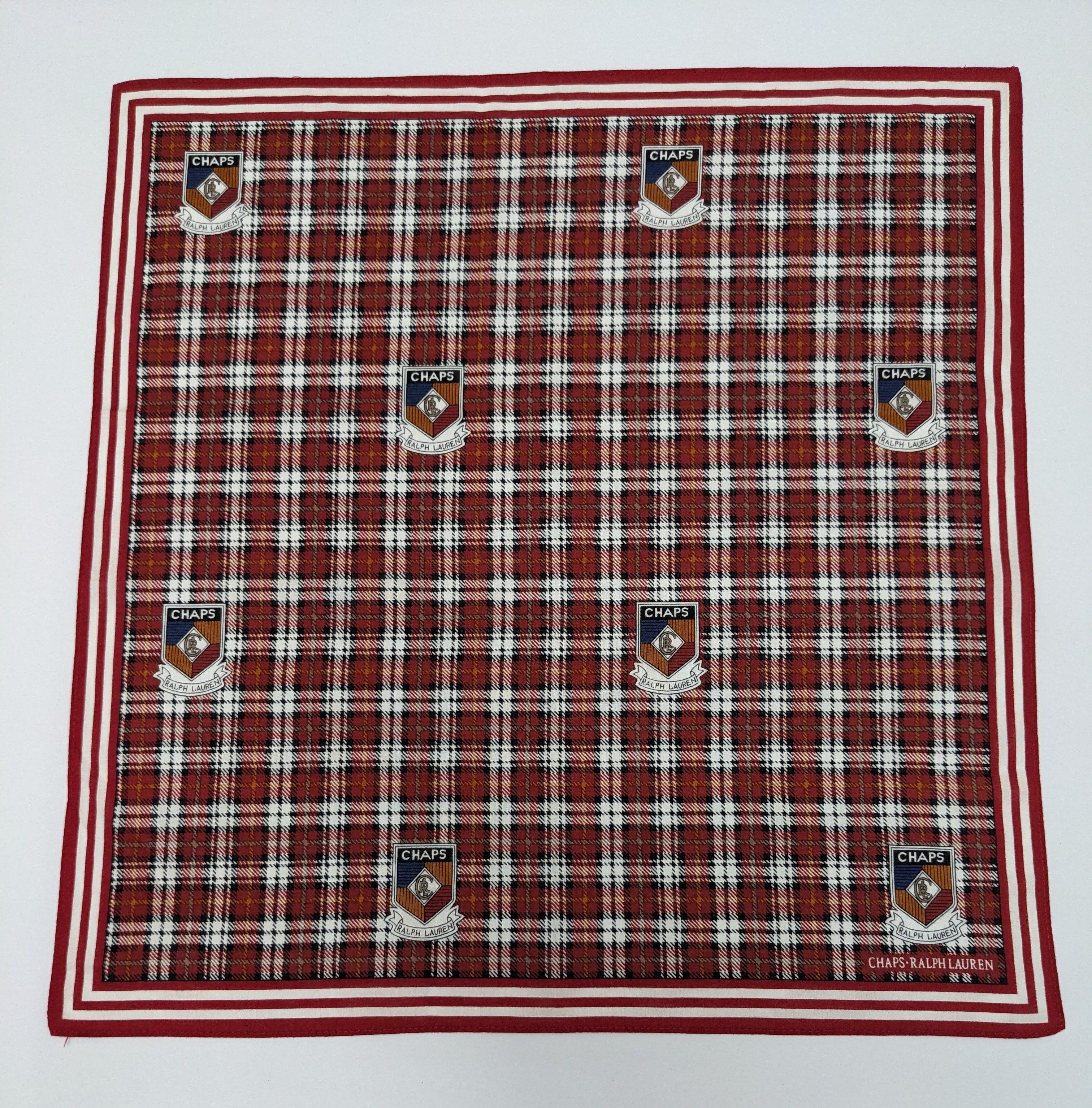 Chaps Ralph Lauren Chaps Ralph Lauren Crest Logo Handkerchief Size ONE SIZE - 3 Thumbnail