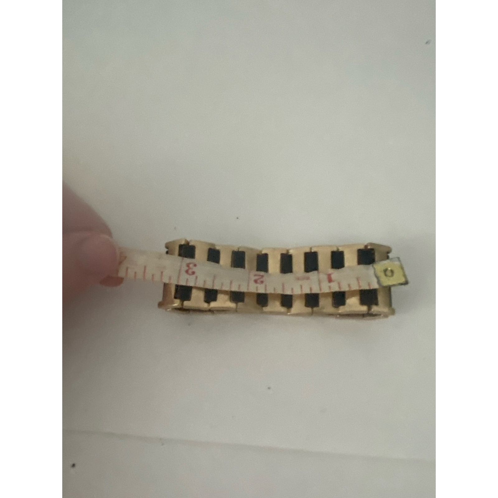 Other Gold and black metal cuff bracelet Size ONE SIZE - 4 Thumbnail