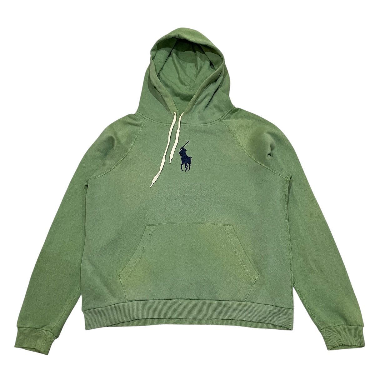 Polo Ralph Lauren Polo Ralph Lauren Sage Green Hoodie Big Pony Embroidered Size US L / EU 52-54 / 3 - 1 Thumbnail