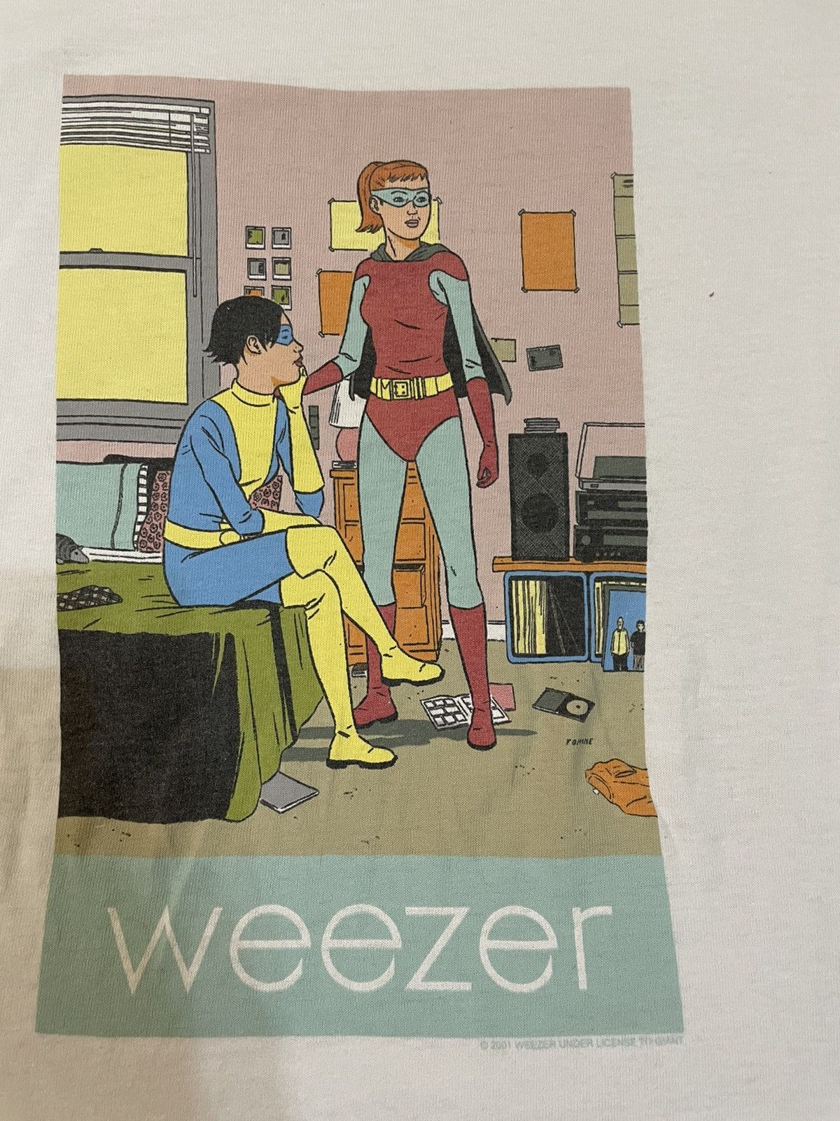 Band Tees Vintage Weezer 2001 Size US M / EU 48-50 / 2 - 3 Thumbnail