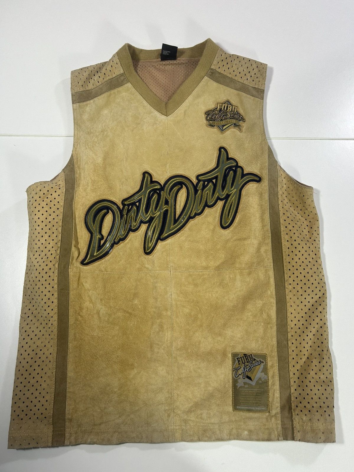 Fubu RARE MENS LARGE LEATHER FUBU CITY SERIES COLLECTION VEST Size US L / EU 52-54 / 3 - 1 Thumbnail