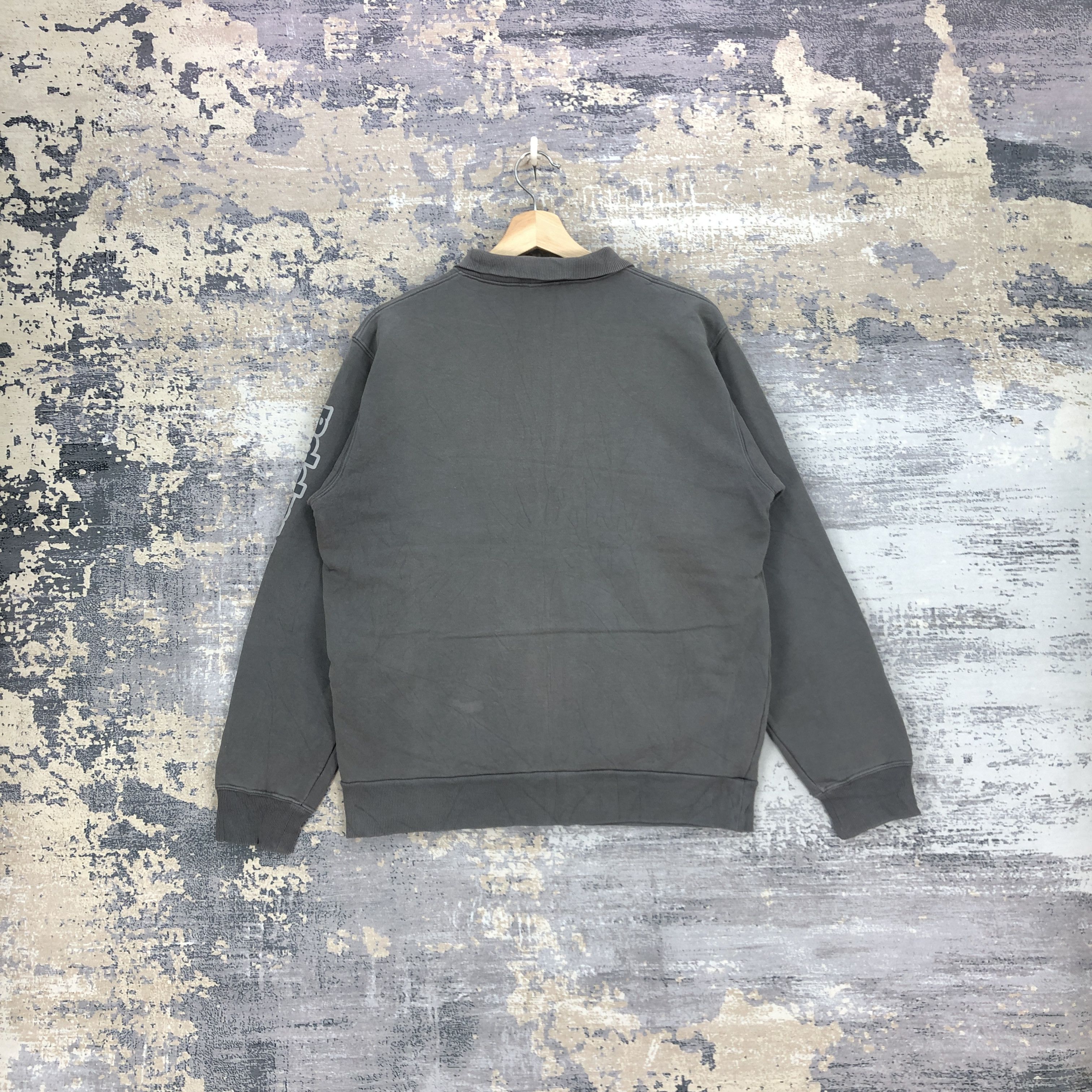 Kappa × Vintage Vintage 90's Kappa Zipper Sweater Kappa Sweatshirt Jumper Size US M / EU 48-50 / 2 - 2 Thumbnail