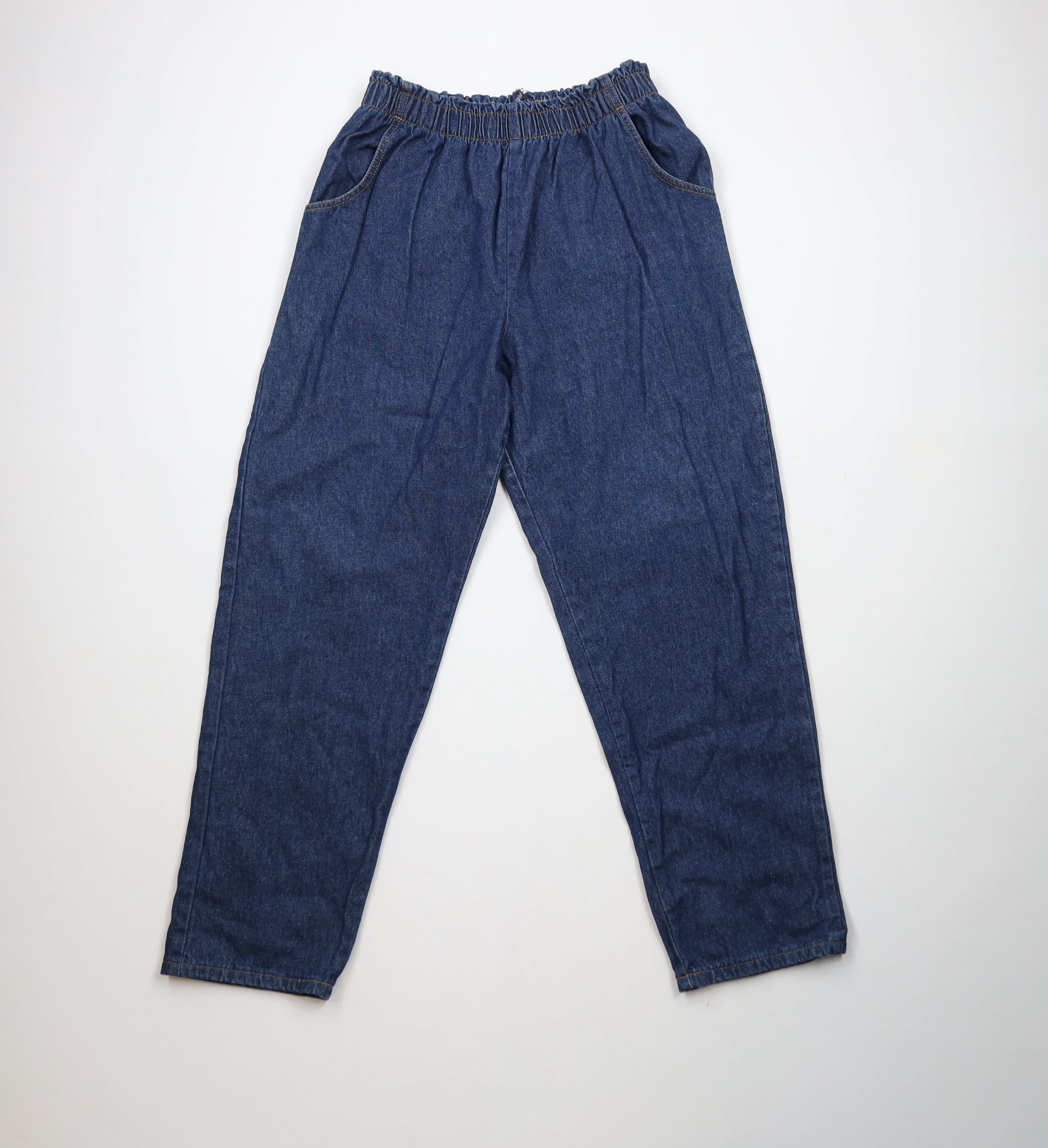 Vintage Vintage 90s Streetwear Waist Tapered Leg Denim Jeans USA Size 40" / US 18 - 1 Thumbnail