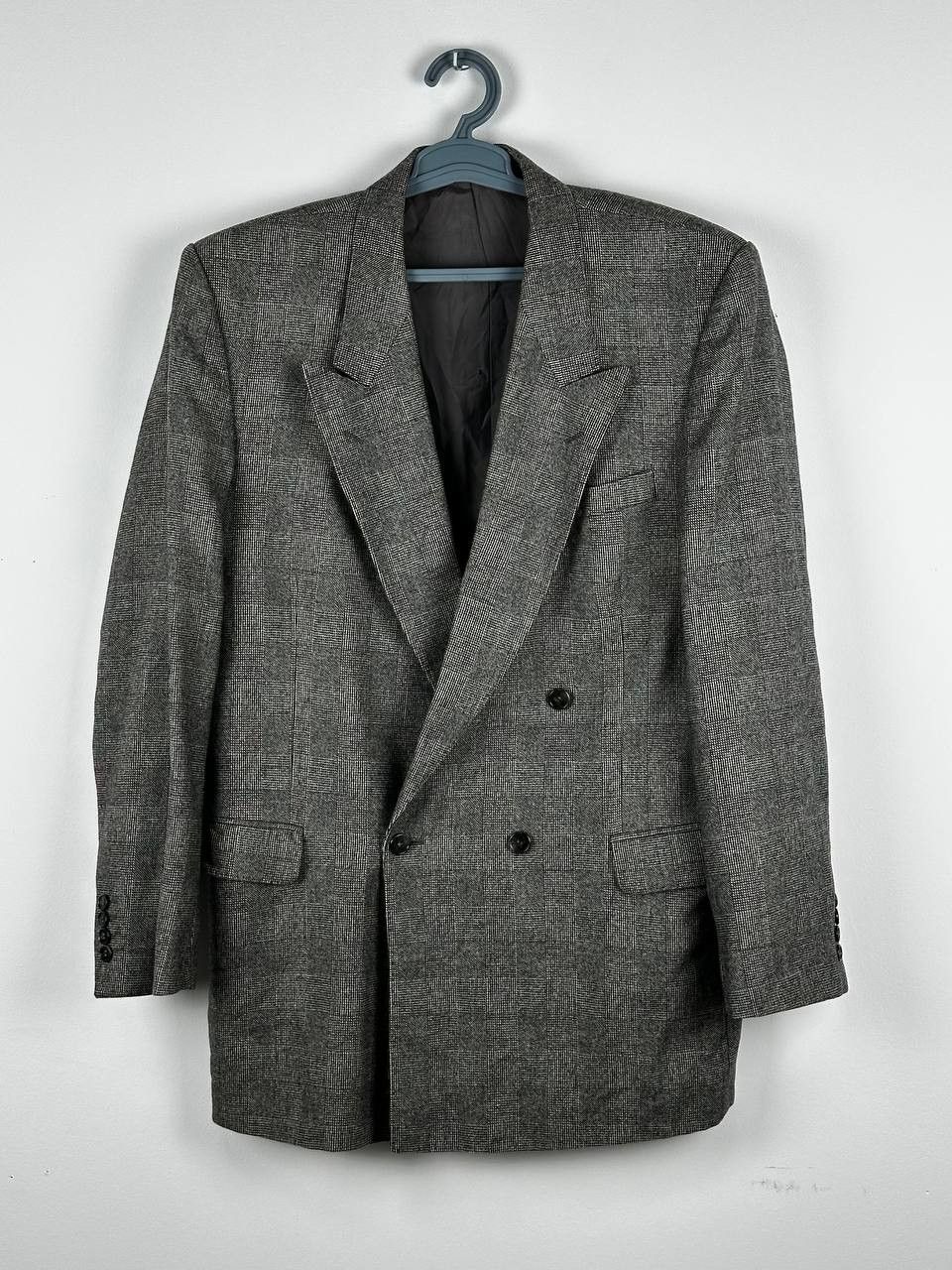 Vintage × Yves Saint Laurent Yves Saint Lauren YSL Wool Double Breasted Blazer Jacket Size US M / EU 48-50 / 2 - 3 Thumbnail