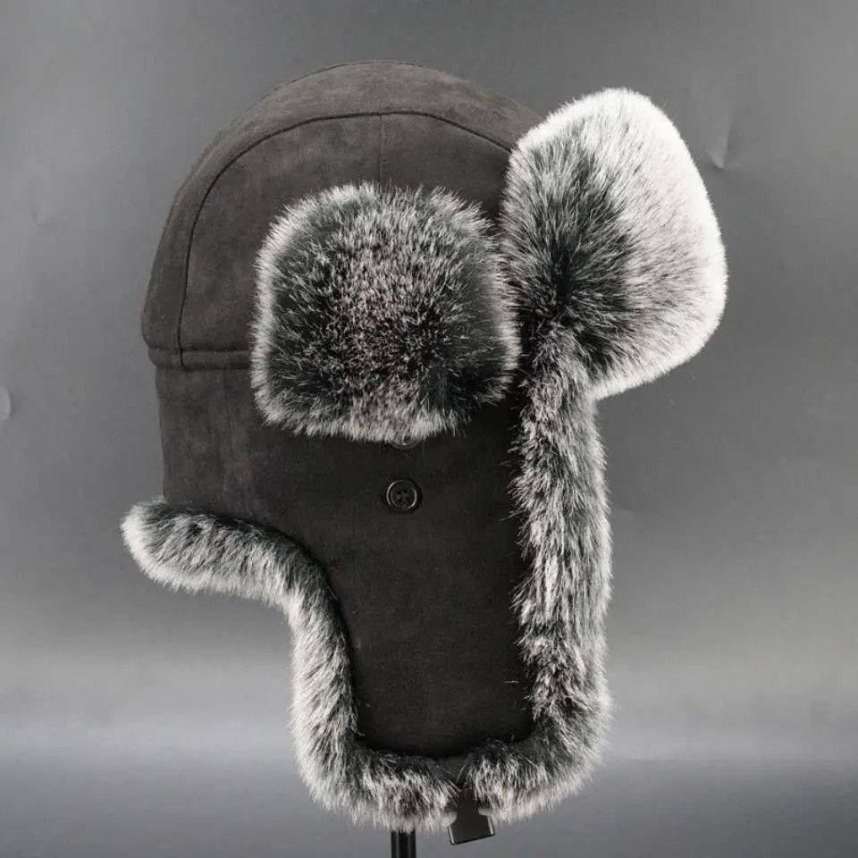 Other Winter Plush Bomber Hats Warm Snow Bonnet Earflap Hats Size ONE SIZE - 2 Thumbnail