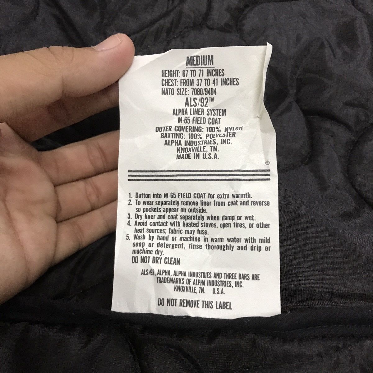 Alpha Industries × Vintage Vtg Alpha industries lining bomber jacket Size US M / EU 48-50 / 2 - 4 Thumbnail