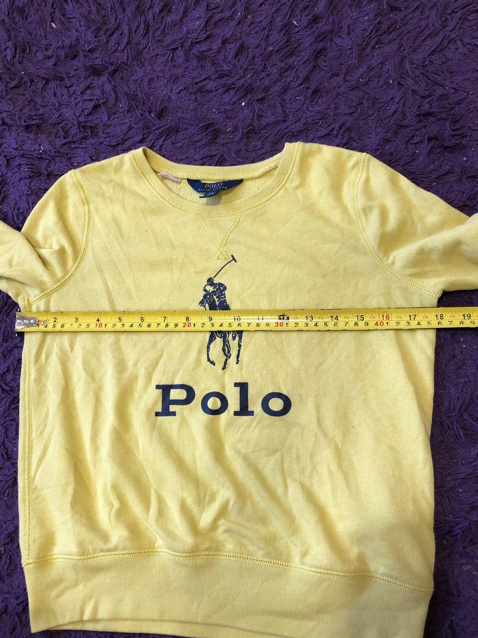 Polo Ralph Lauren POLO Ralph Lauren Girls Big Pony French Terry Pullover Size M / US 6-8 / IT 42-44 - 10 Thumbnail
