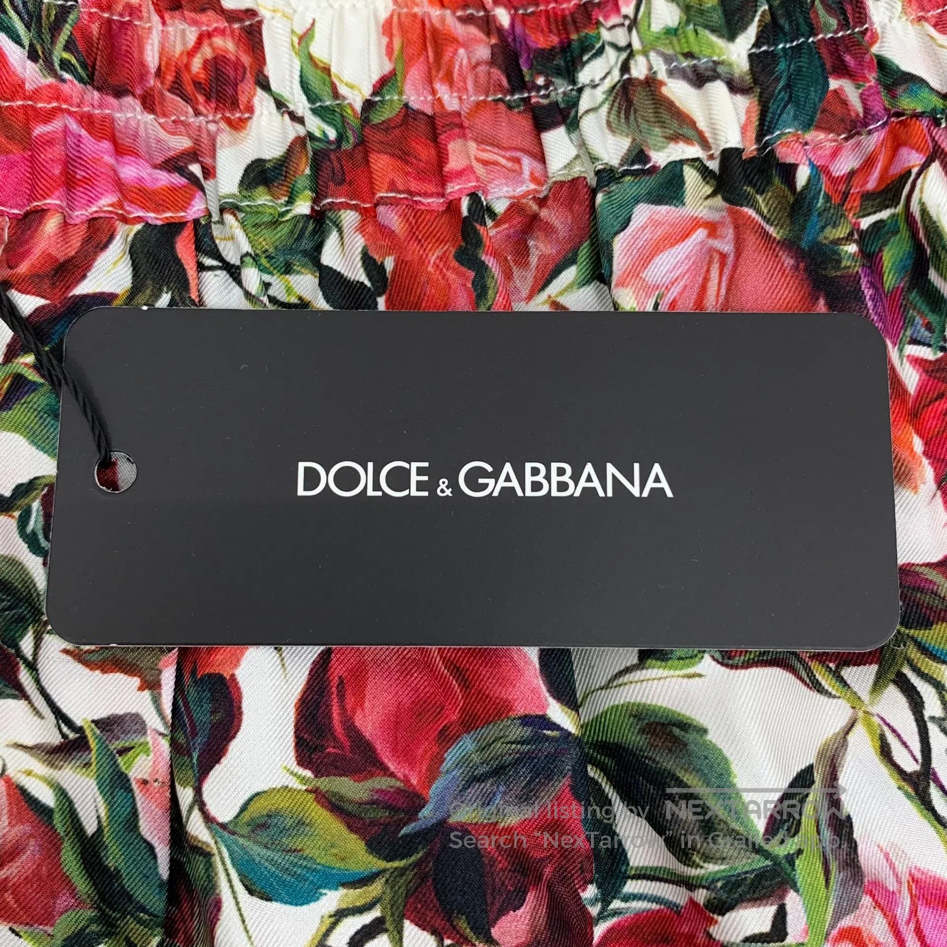 Dolce & Gabbana Dolce Gabbana Color block rose flower full print mulberry Size US 38 / EU 54 - 6 Thumbnail