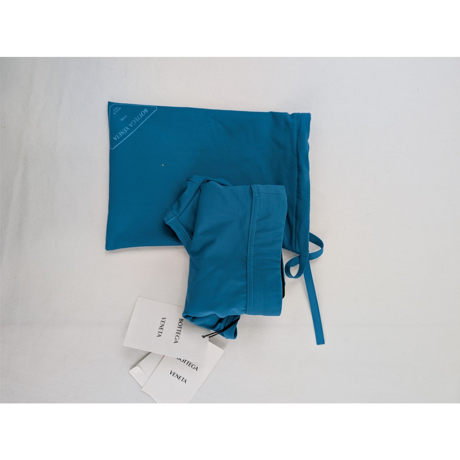 Bottega Veneta o1rshd1 Stretch Interlock Nylon Swimwear Man Short in Blue Size US 36 / EU 52 - 21 Thumbnail