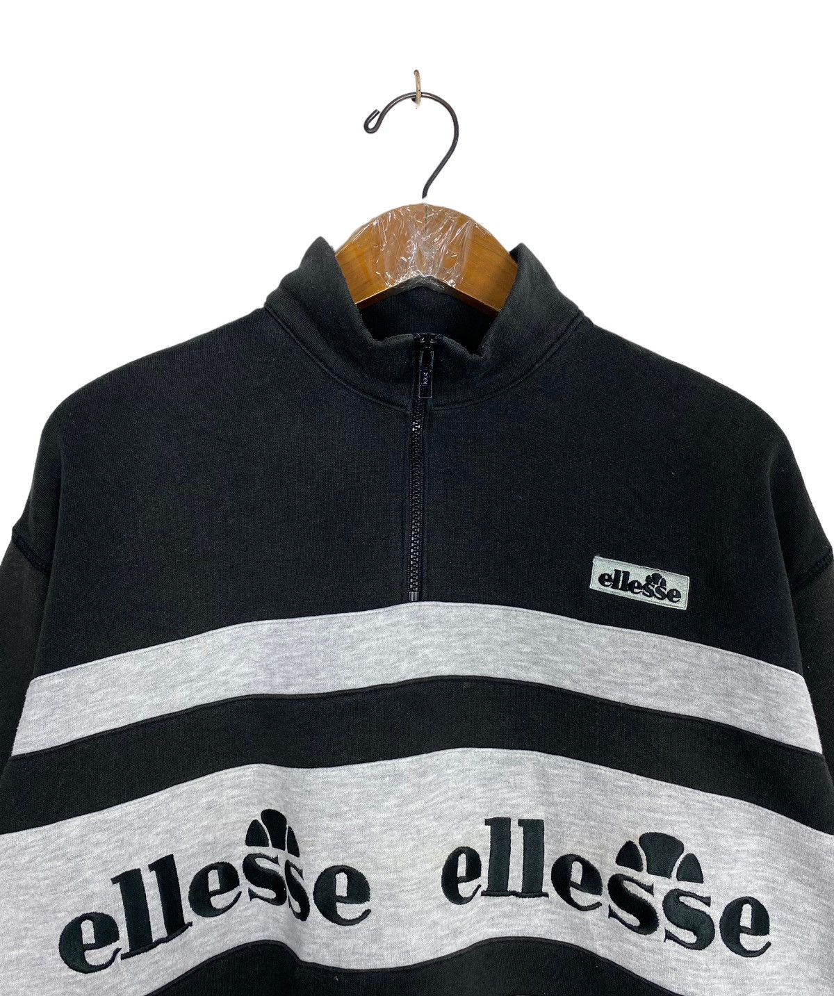 Ellesse Rare‼️ Vintage Ellesse Sweatshirt Half Zip Spellout Size US M / EU 48-50 / 2 - 4 Thumbnail
