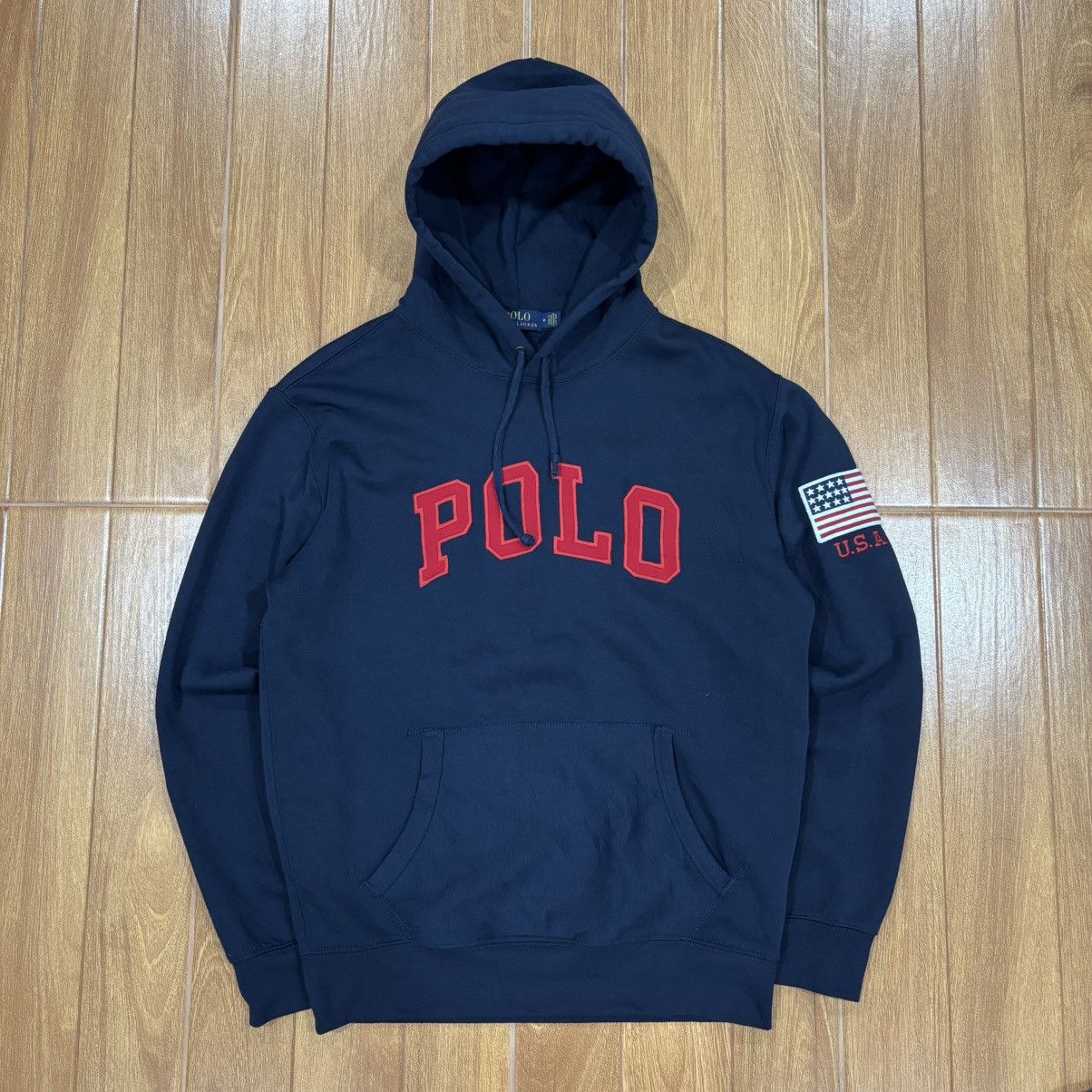 Polo Ralph Lauren Polo Ralph Lauren Spellout Hoodie Size US M / EU 48-50 / 2 - 2 Thumbnail