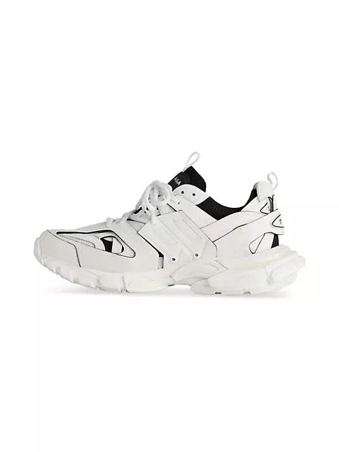 Balenciaga o1mt1gz0724 Track Sock Sneakers in Black/White Size US 6 / IT 36 - 4 Thumbnail