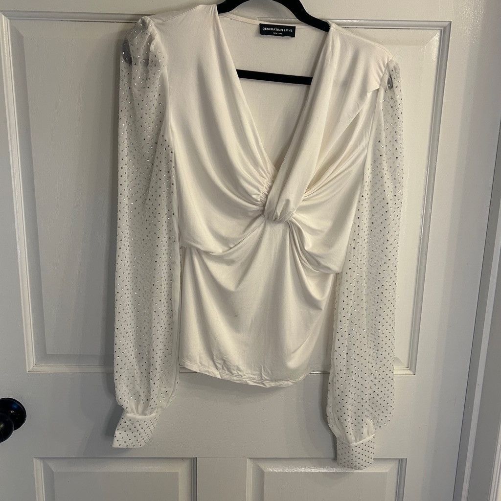 Women's Generation Love White Top M