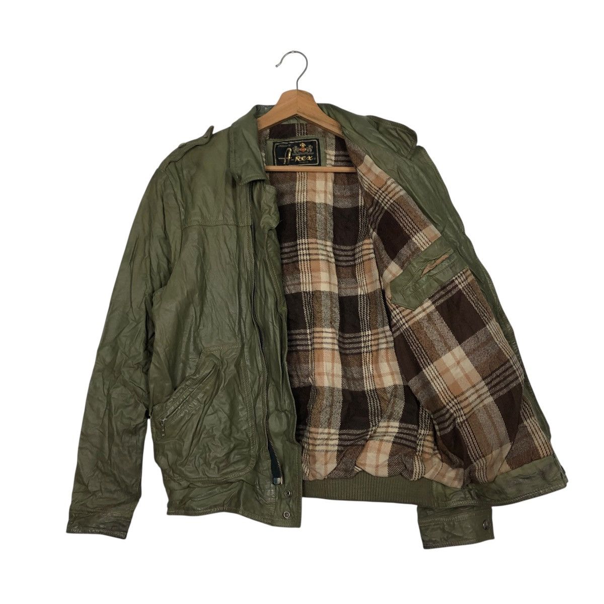 Japanese Brand 🔥VINTGE BIKER LEATHER JACKET BLANKET A REX ISSEY MIYAKE Size US L / EU 52-54 / 3 - 1 Thumbnail