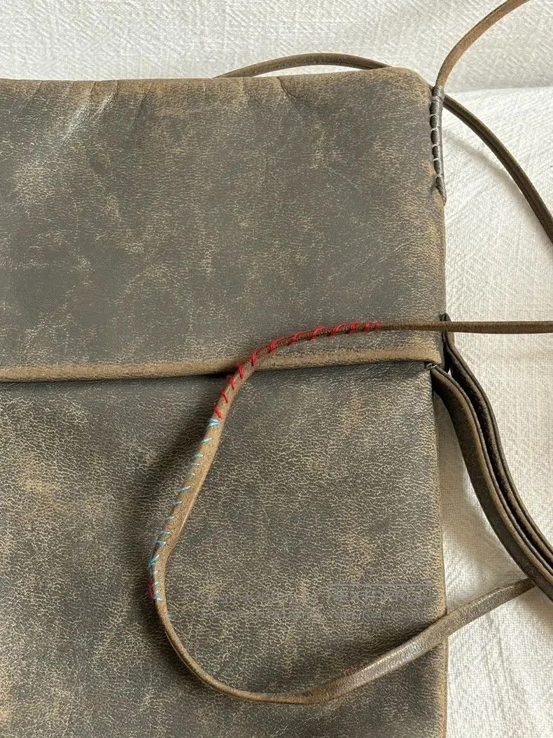 Helmut Lang Helmut Lang 00s I will make an old satchel.. Size ONE SIZE - 6 Thumbnail