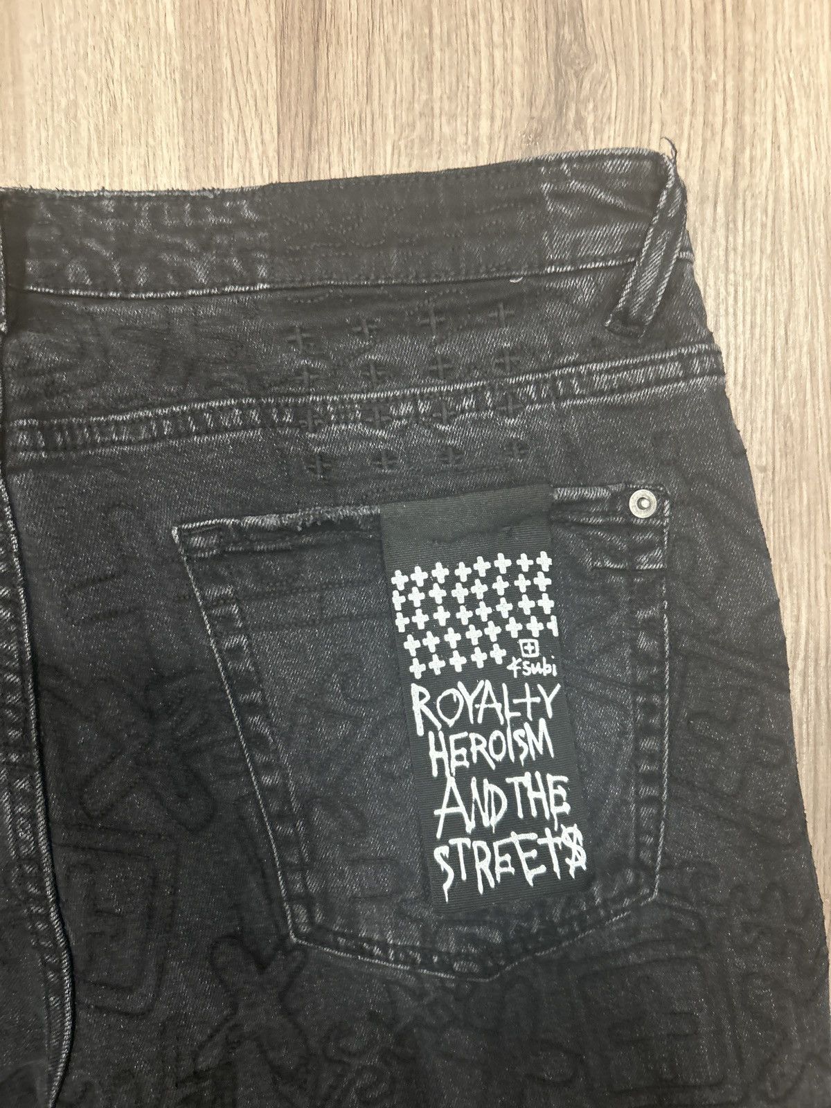 Ksubi Van Winkle Stencil Black skinny jeans Size US 34 / EU 50 - 5 Thumbnail