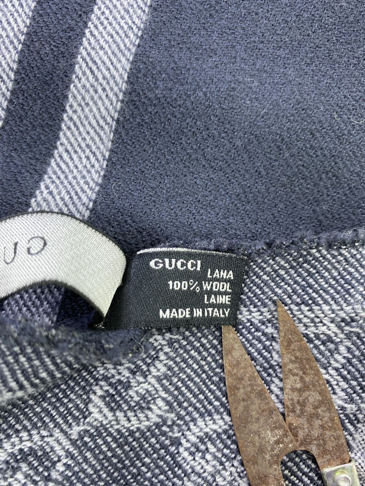 Gucci × Vintage Gucci Scarf / Muffler / Neckwear -T510 Size ONE SIZE - 8 Thumbnail