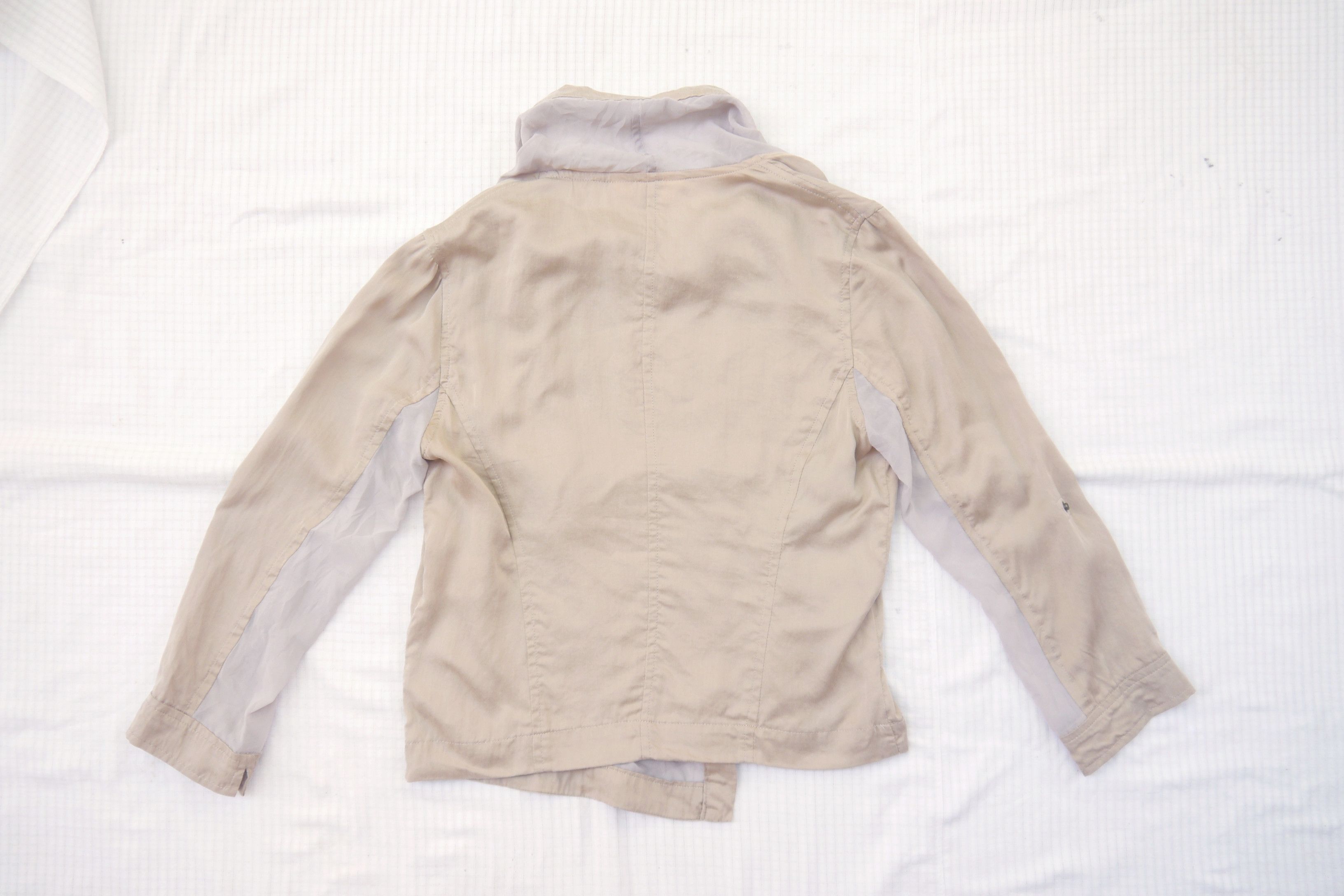 Japanese Brand (J706) SRIC Japan Beige Jacket Sz 38 Size XS / US 0-2 / IT 36-38 - 12 Thumbnail