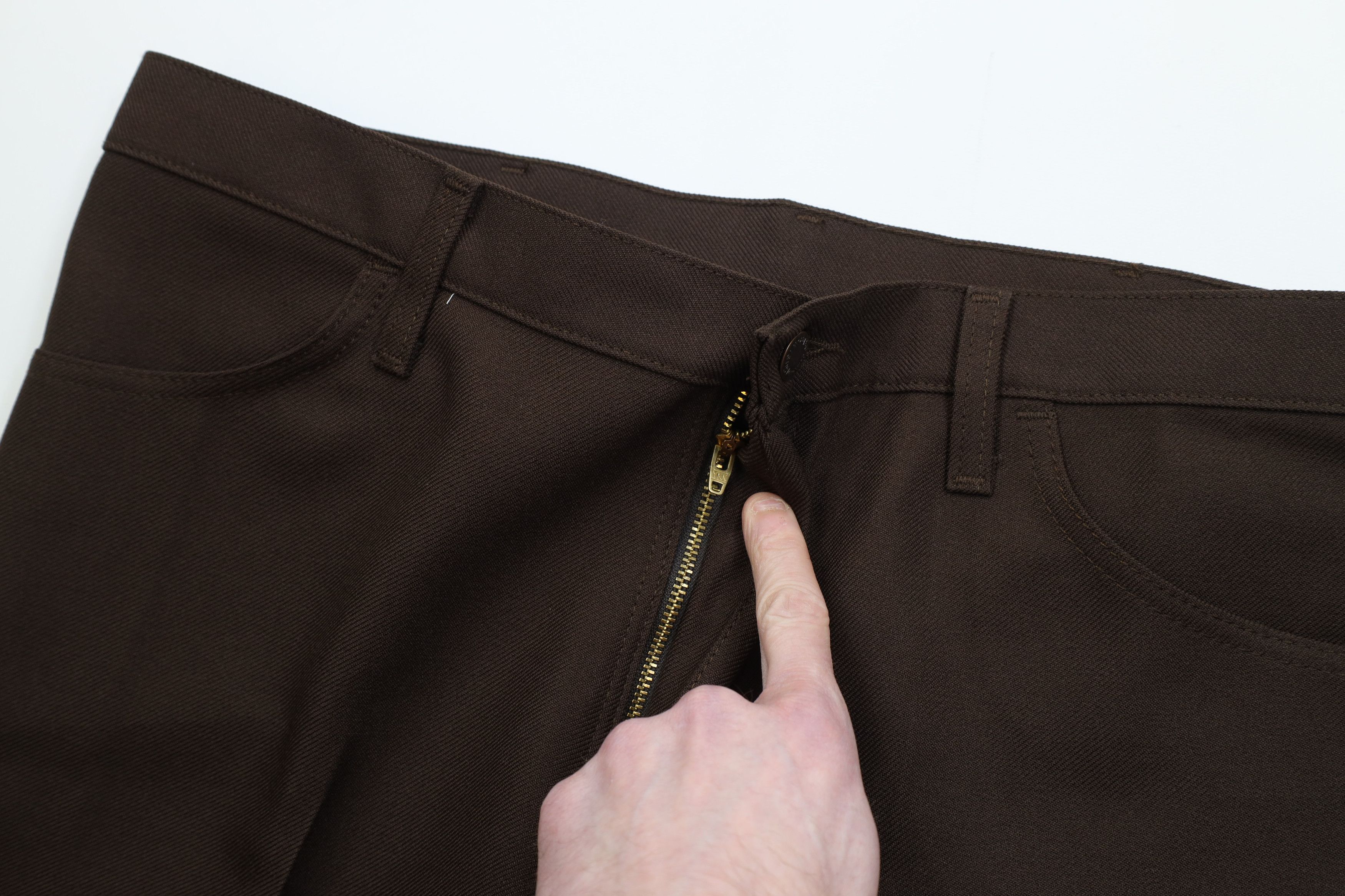 Wrangler Vintage 90s Wrangler Wide Leg Chino Pants Trousers Brown Size US 38 / EU 54 - 7 Thumbnail