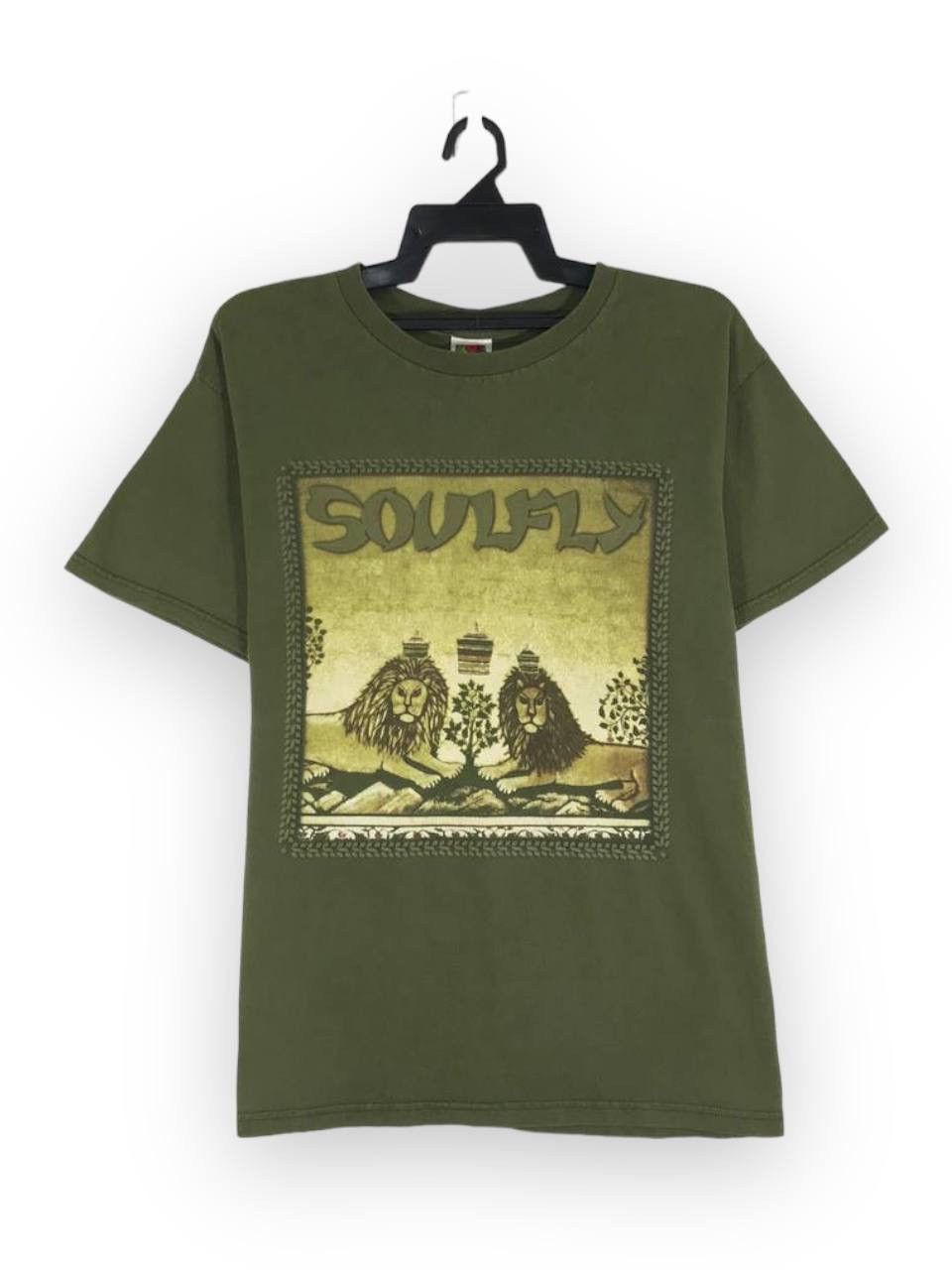 Band Tees × Vintage vintage Soulfly band rock heavy metal Size US M / EU 48-50 / 2 - 1 Thumbnail