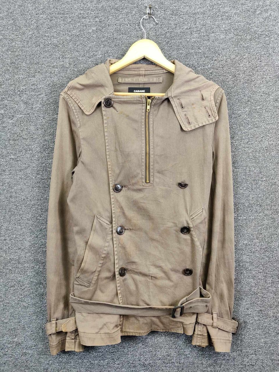 CABANE de ZUCCa 🥷 Cabane De Zucca Issey Miyake Asymmetric Closure Jacket Size US M / EU 48-50 / 2 - 1 Thumbnail