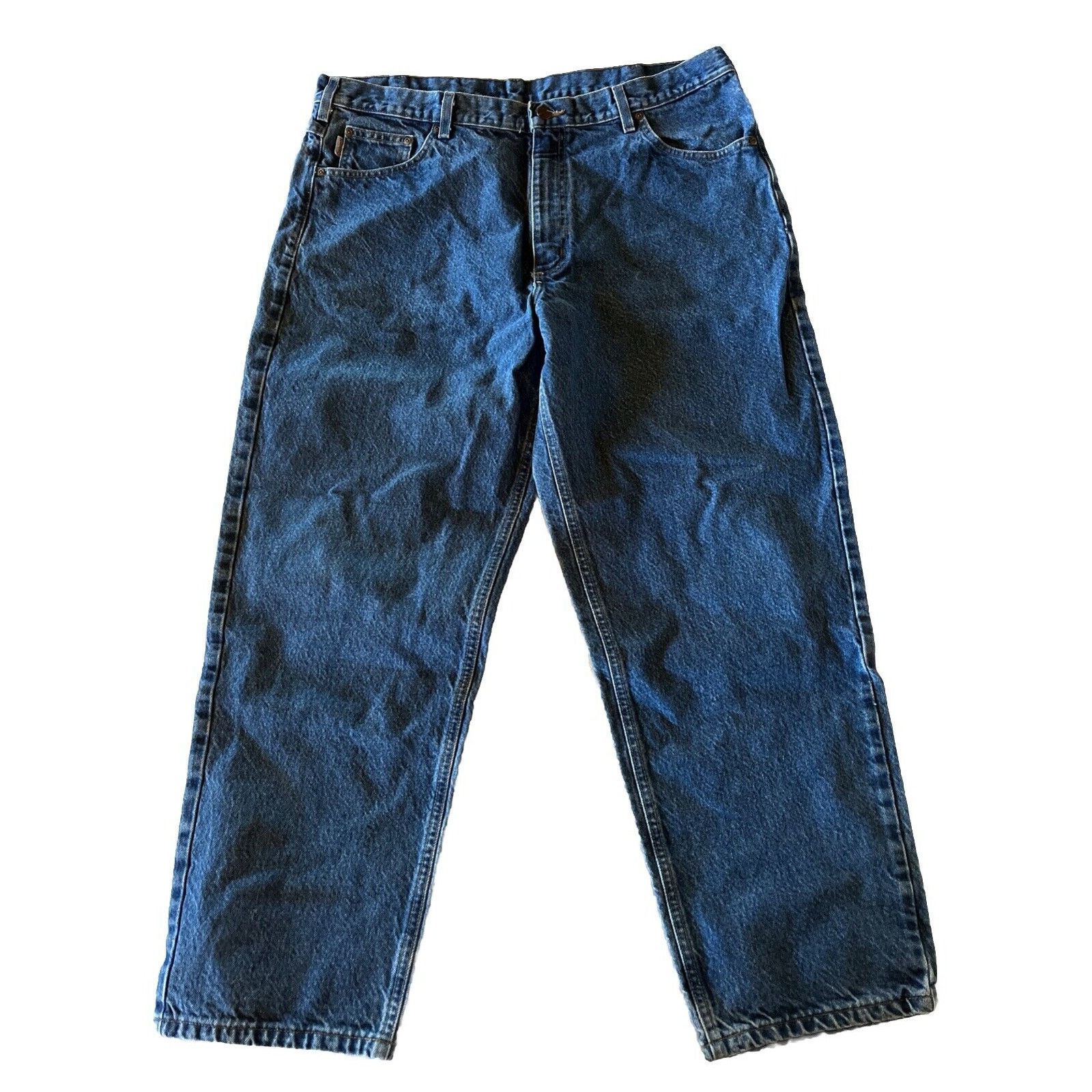 Carhartt Carhartt Jeans Men’s 38x30 Relaxed Fit Denim Blue Dark Wash Size US 38 / EU 54 - 1 Thumbnail
